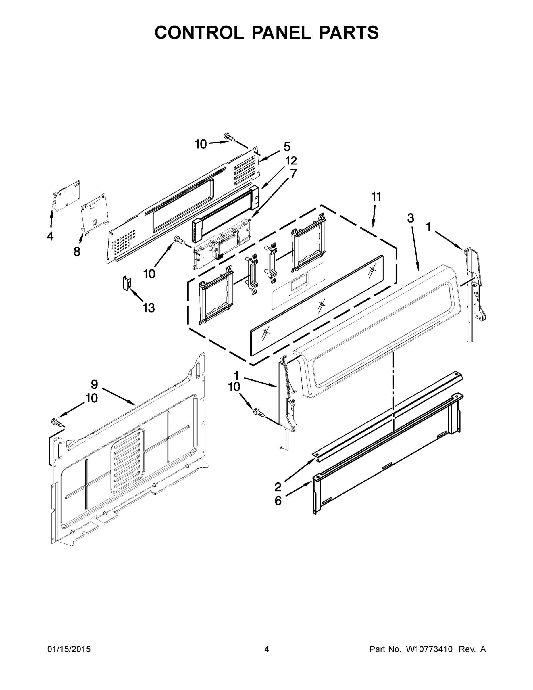 03 - CONTROL PANEL PARTS