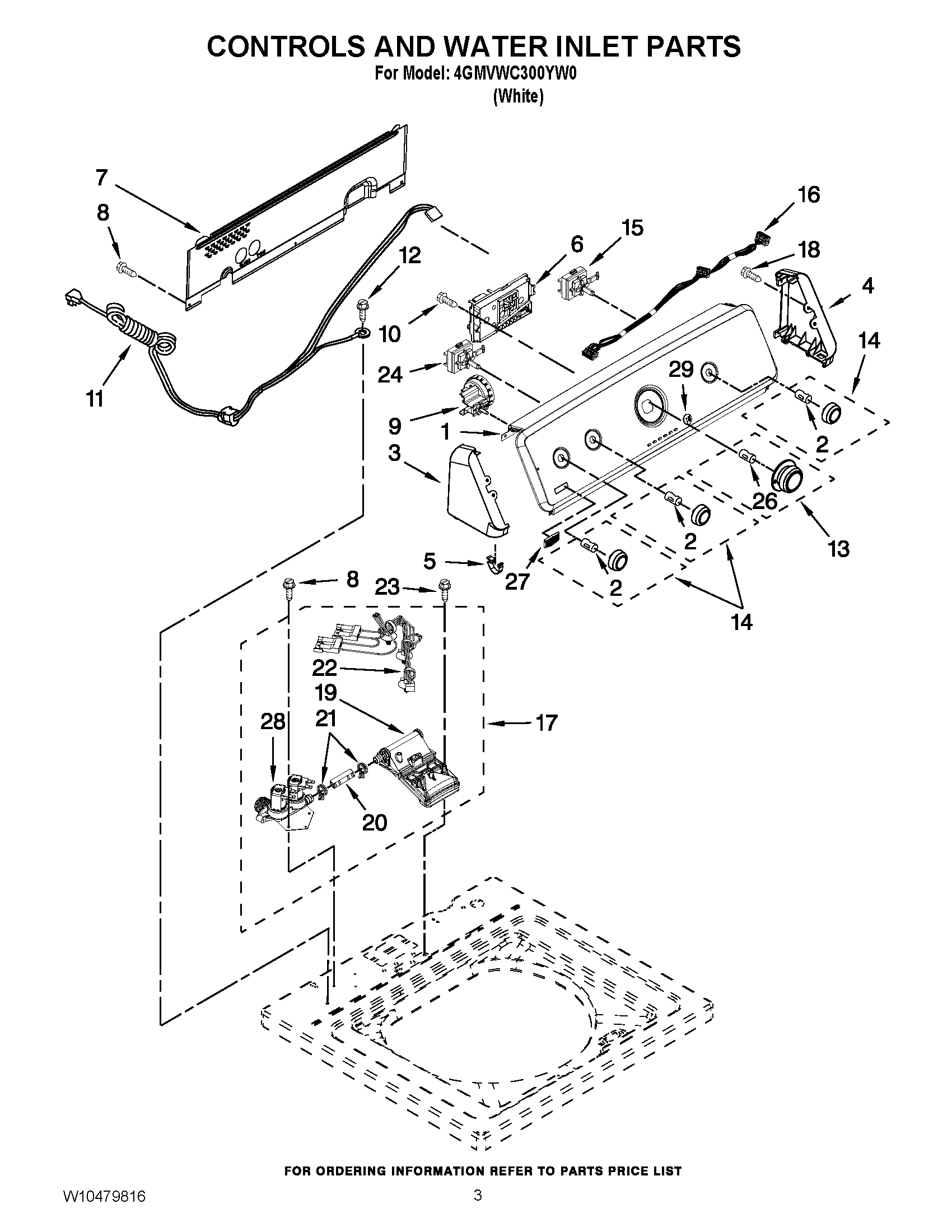 02 - CONTROLS AND WATER INLET PARTS