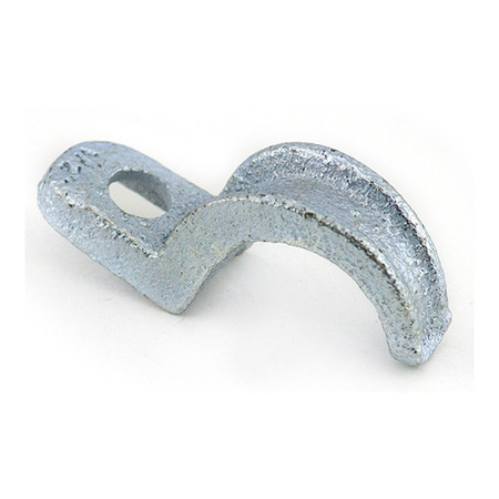 One Hole AC/MC Strap 3/8” (12/4 10/3), Zinc Plated Steel - NSI Industries