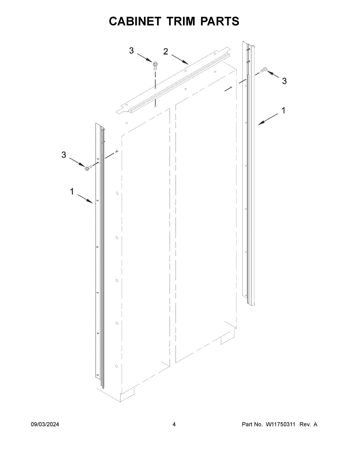 03 - CABINET TRIM PARTS