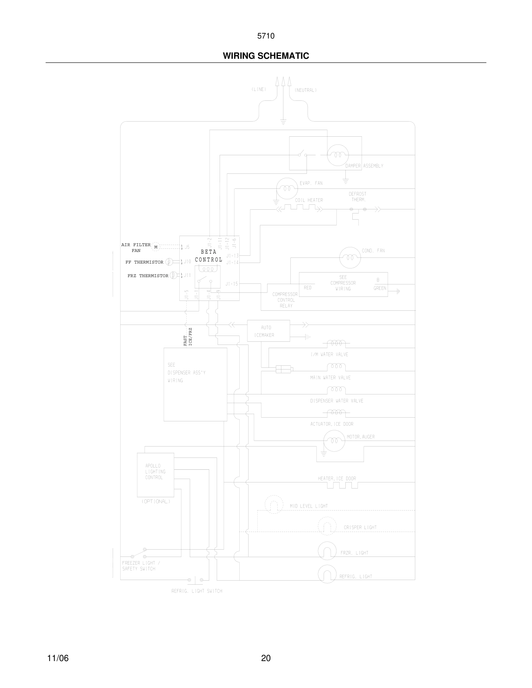 20 - WIRING SCHEMATIC