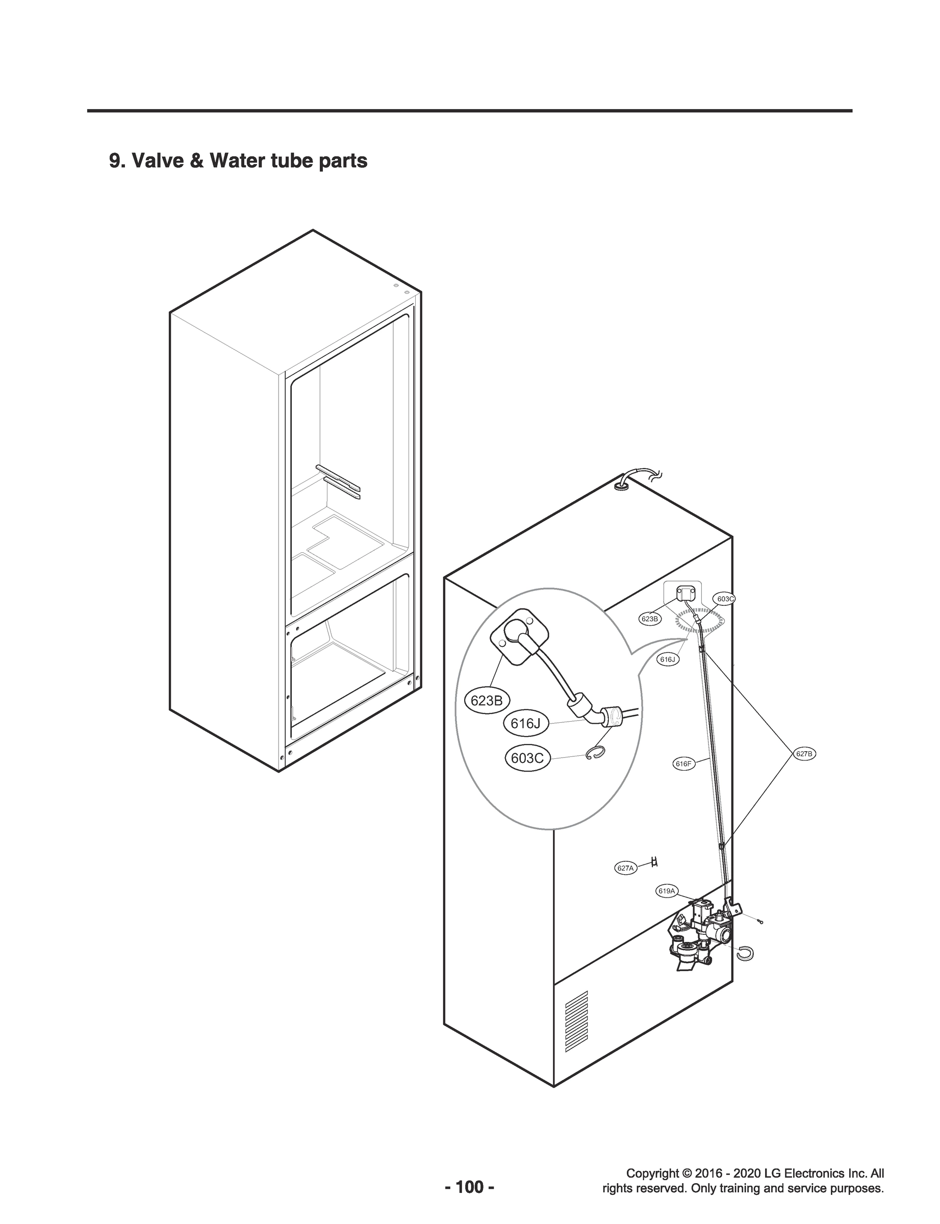 VALVE & WATER TUBE PARTS