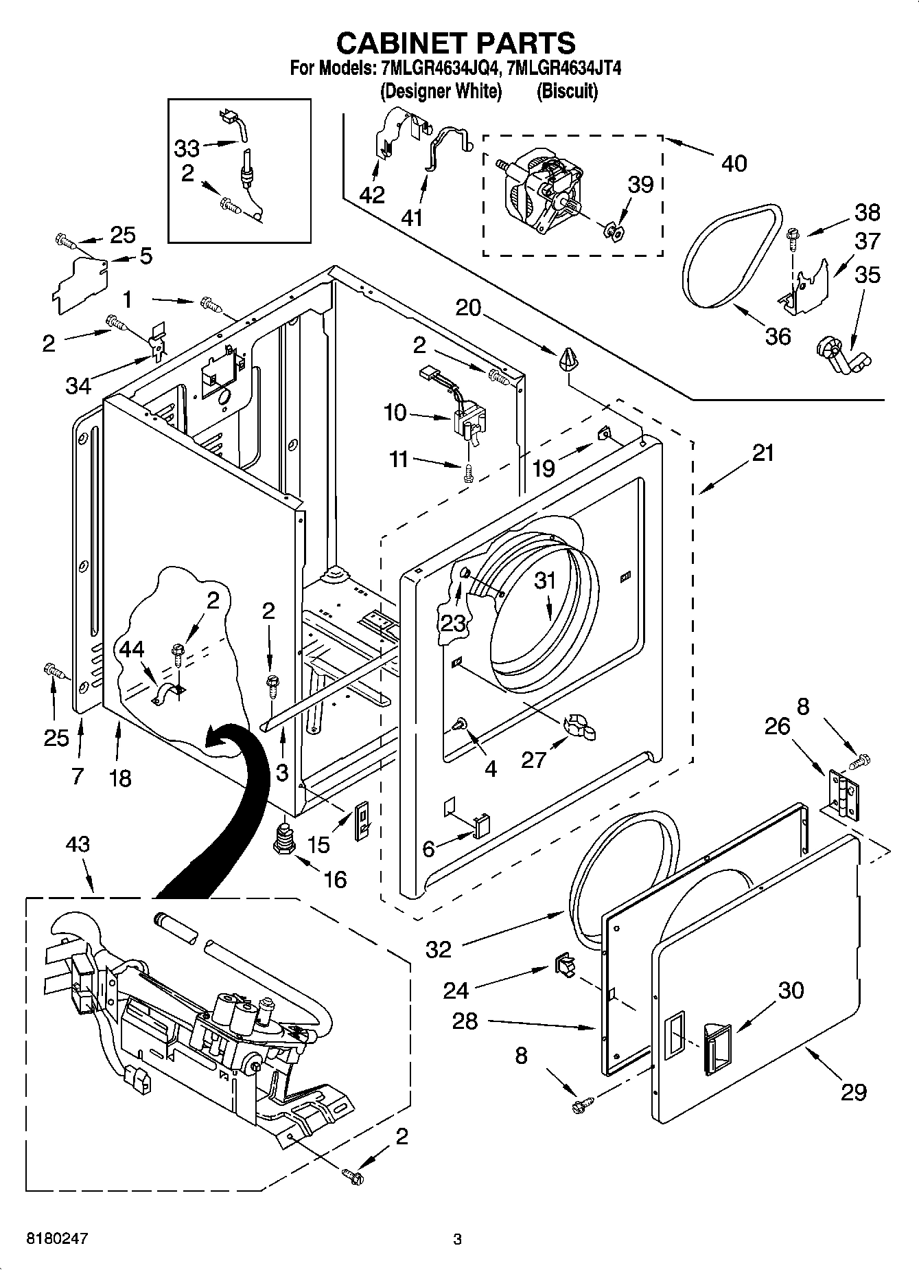 02 - CABINET PARTS
