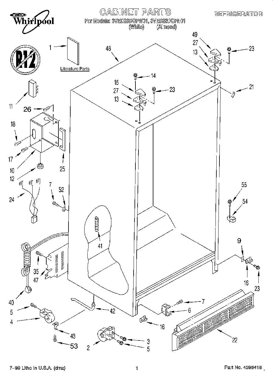 01 - CABINET, LITERATURE