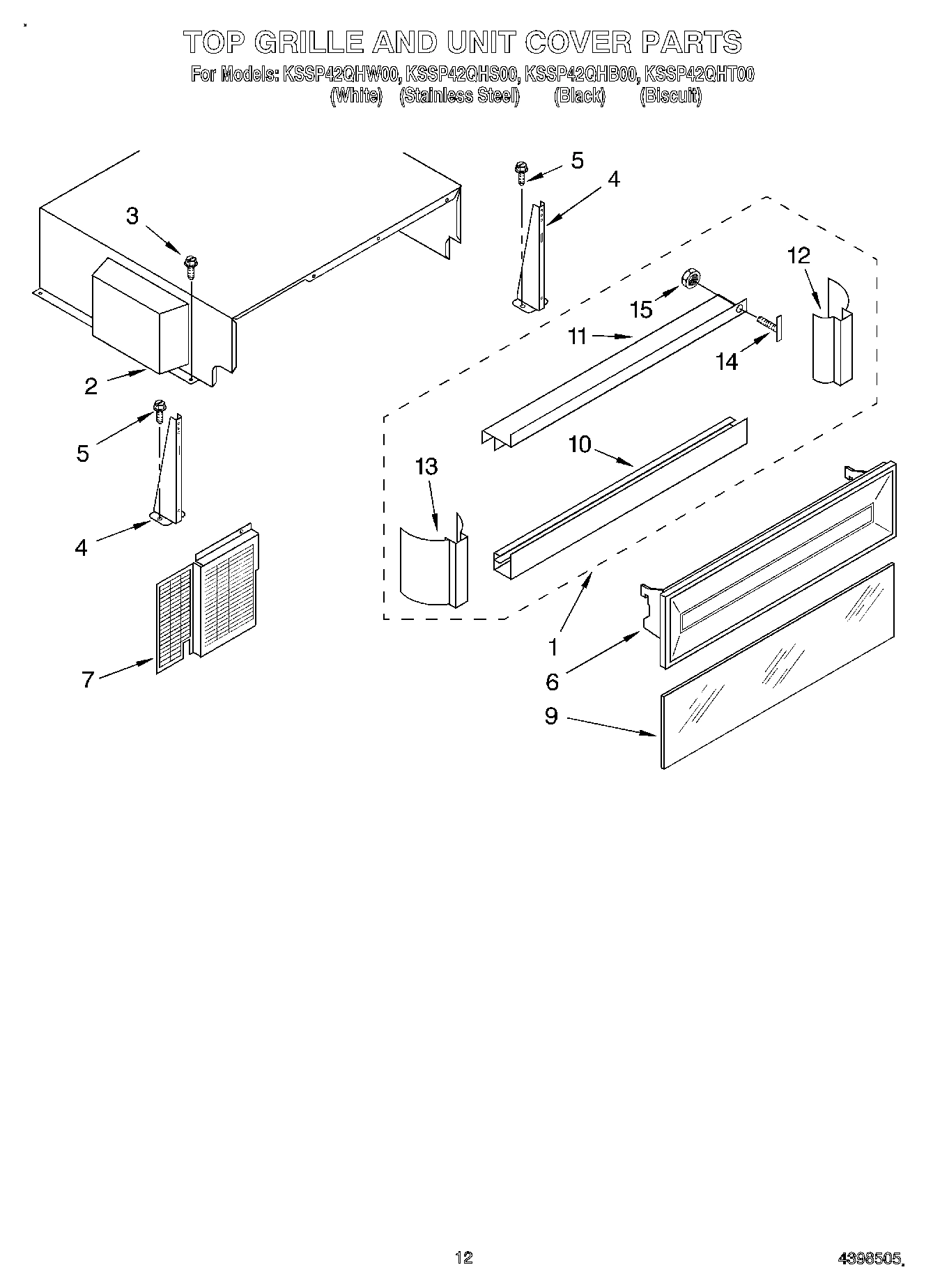 09 - TOP GRILLE AND UNIT COVER