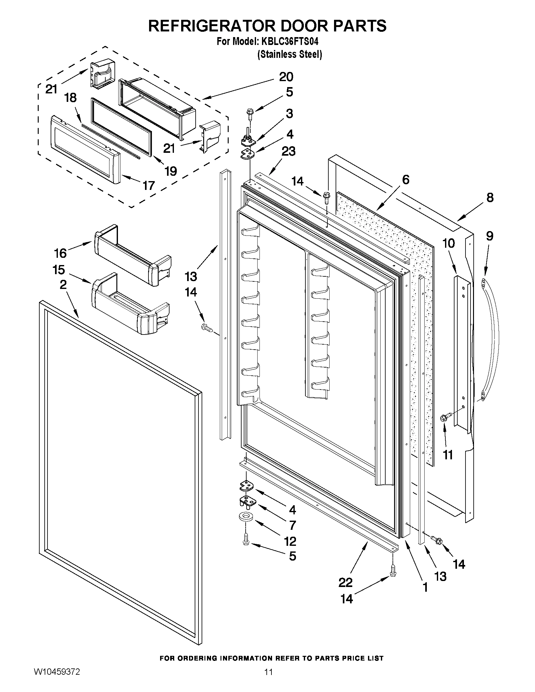 07 - REFRIGERATOR DOOR PARTS
