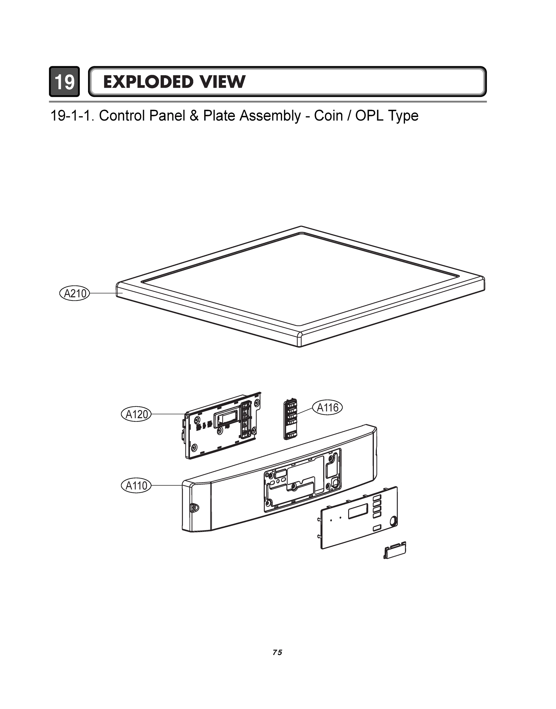 CONTROL PANEL & PLATE ASSEMBLY