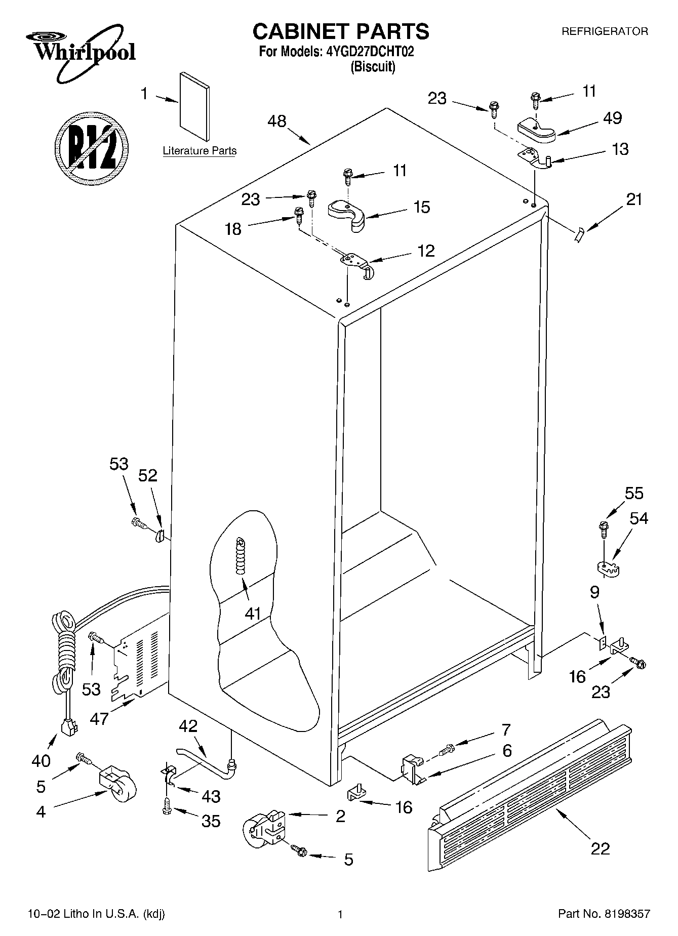01 - CABINET, LITERATURE