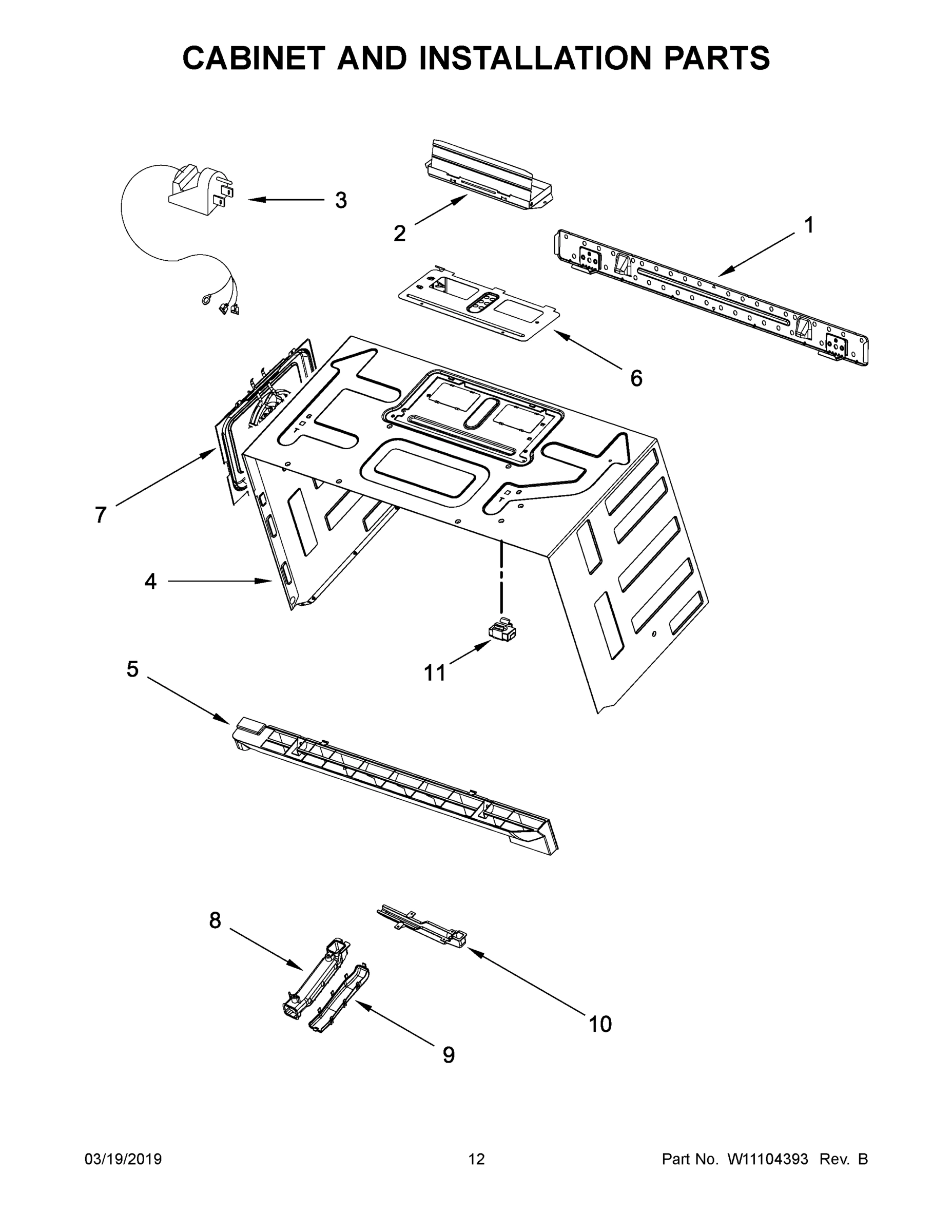 07 - CABINET AND INSTALLATION PARTS