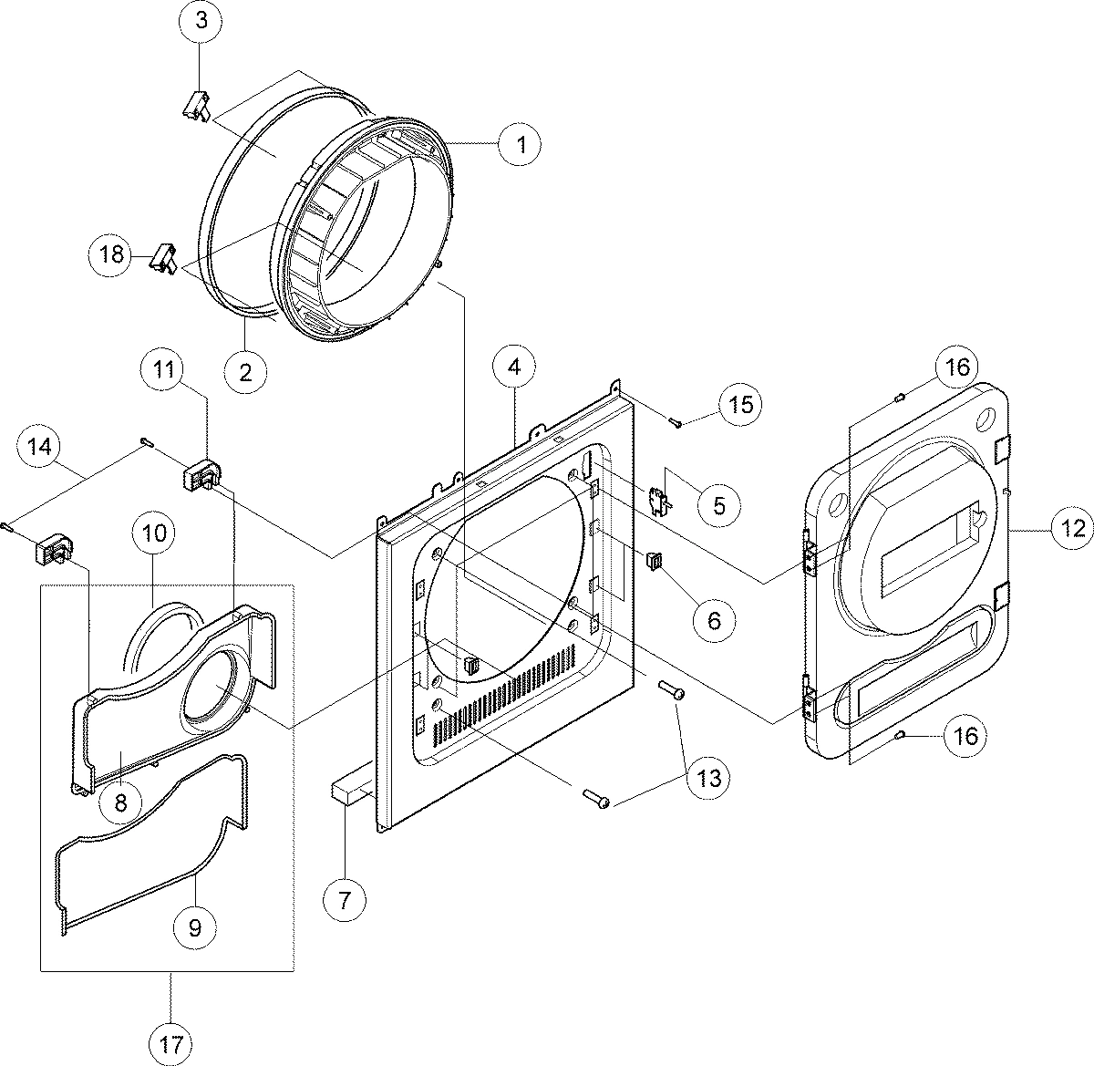 02 - CABINET FRONT - DUCT