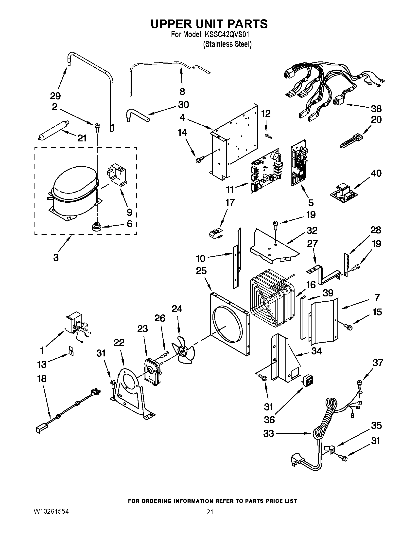 13 - UPPER UNIT PARTS