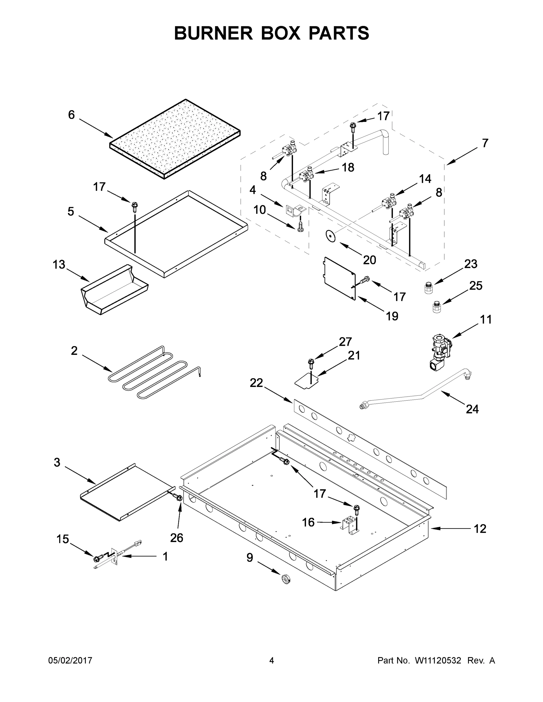 03 - BURNER BOX PARTS