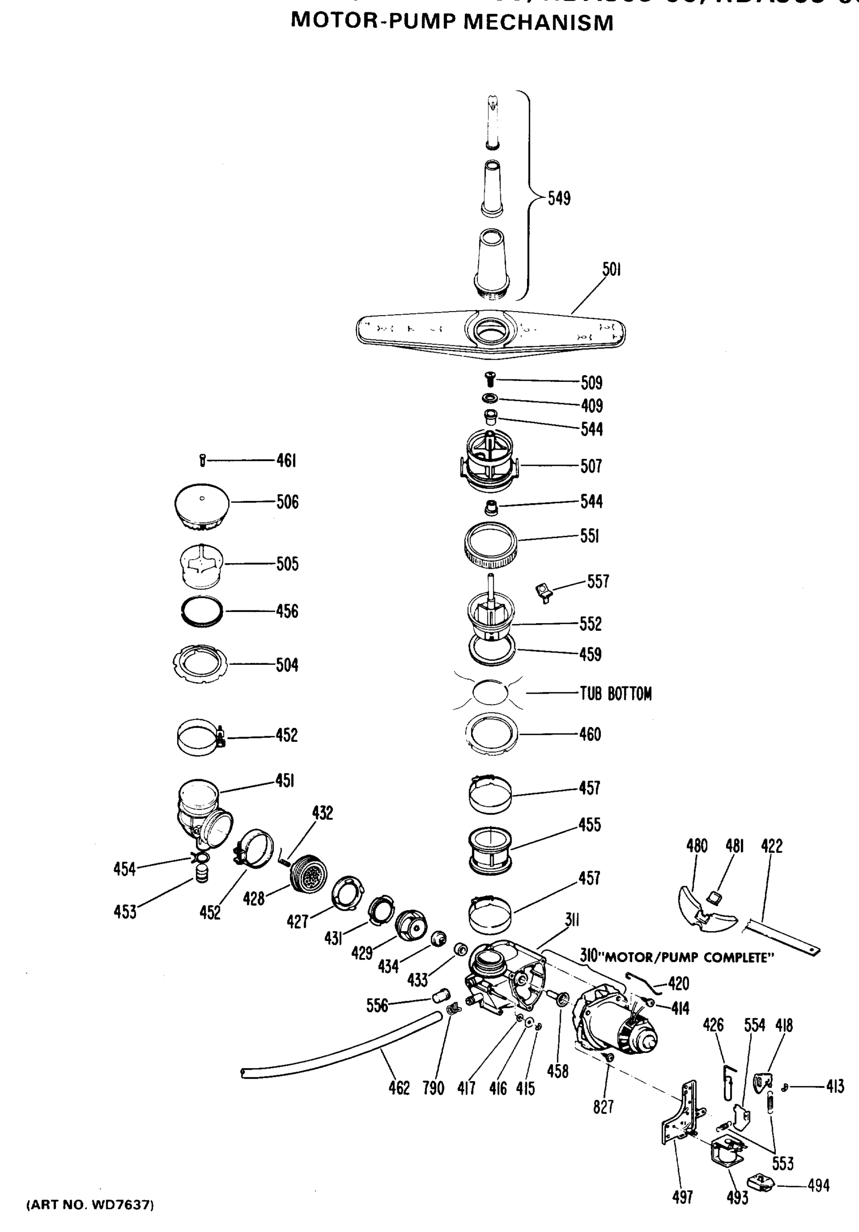 MOTOR-PUMP MECHANISM