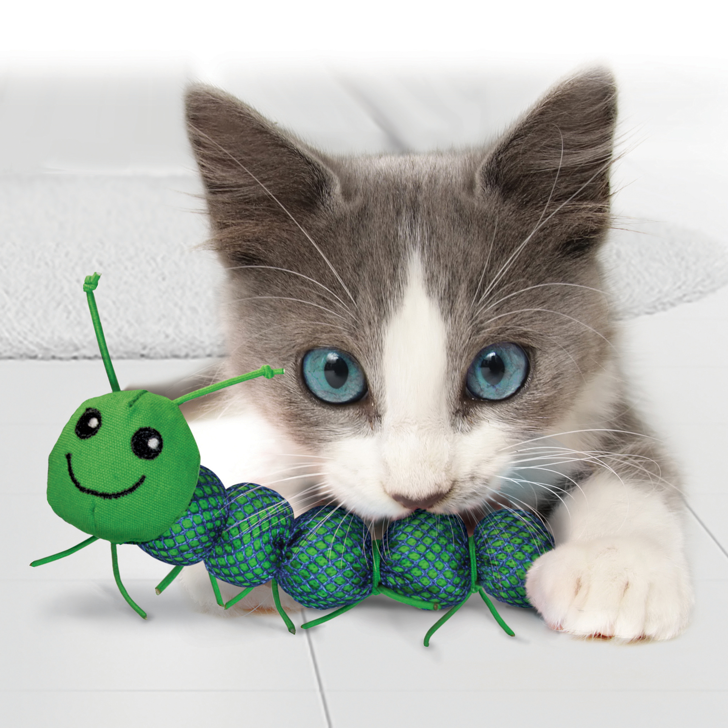 Nibble Critter Catnipillar lifestyle product image