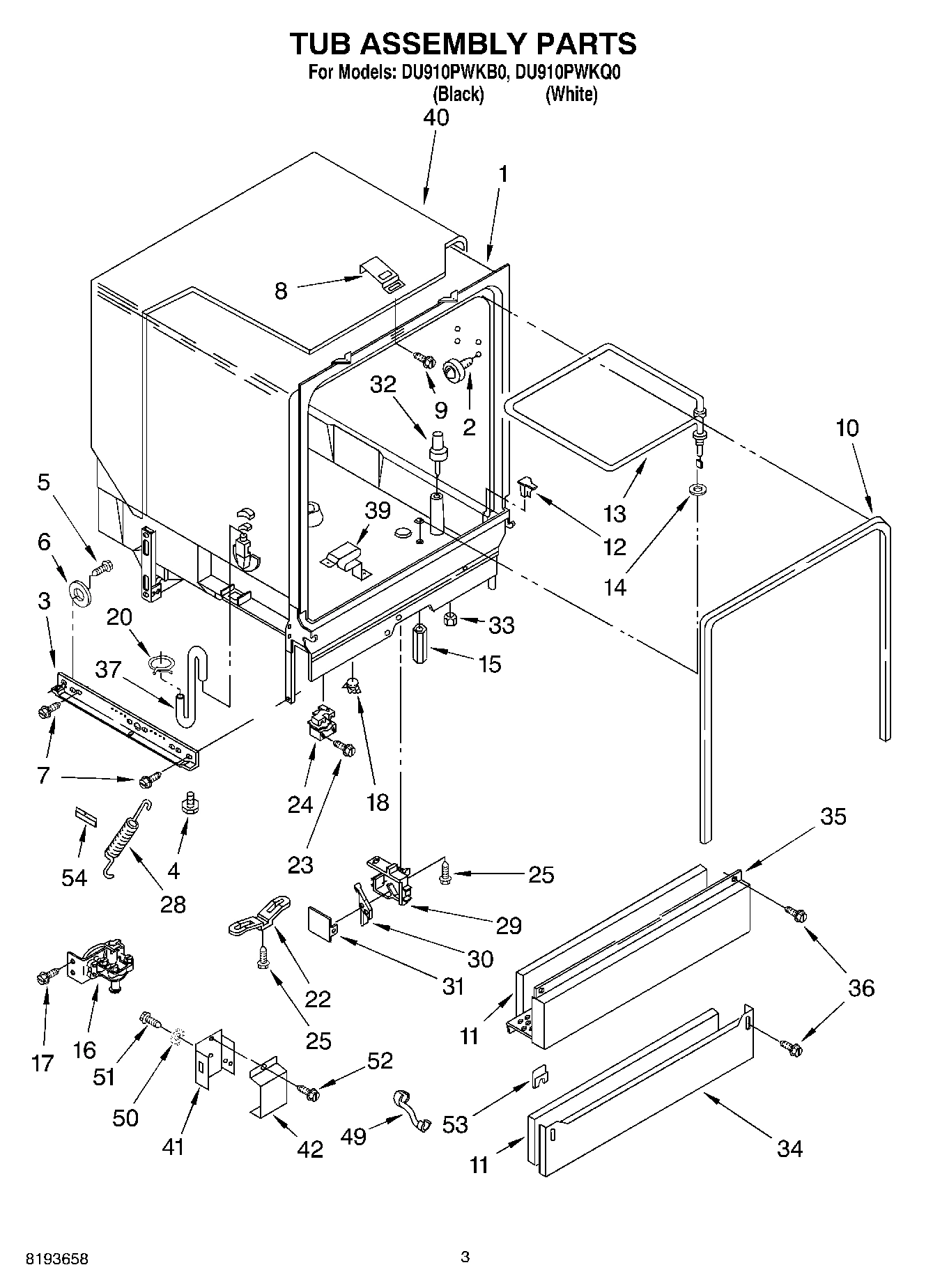 03 - TUB ASSEMBLY