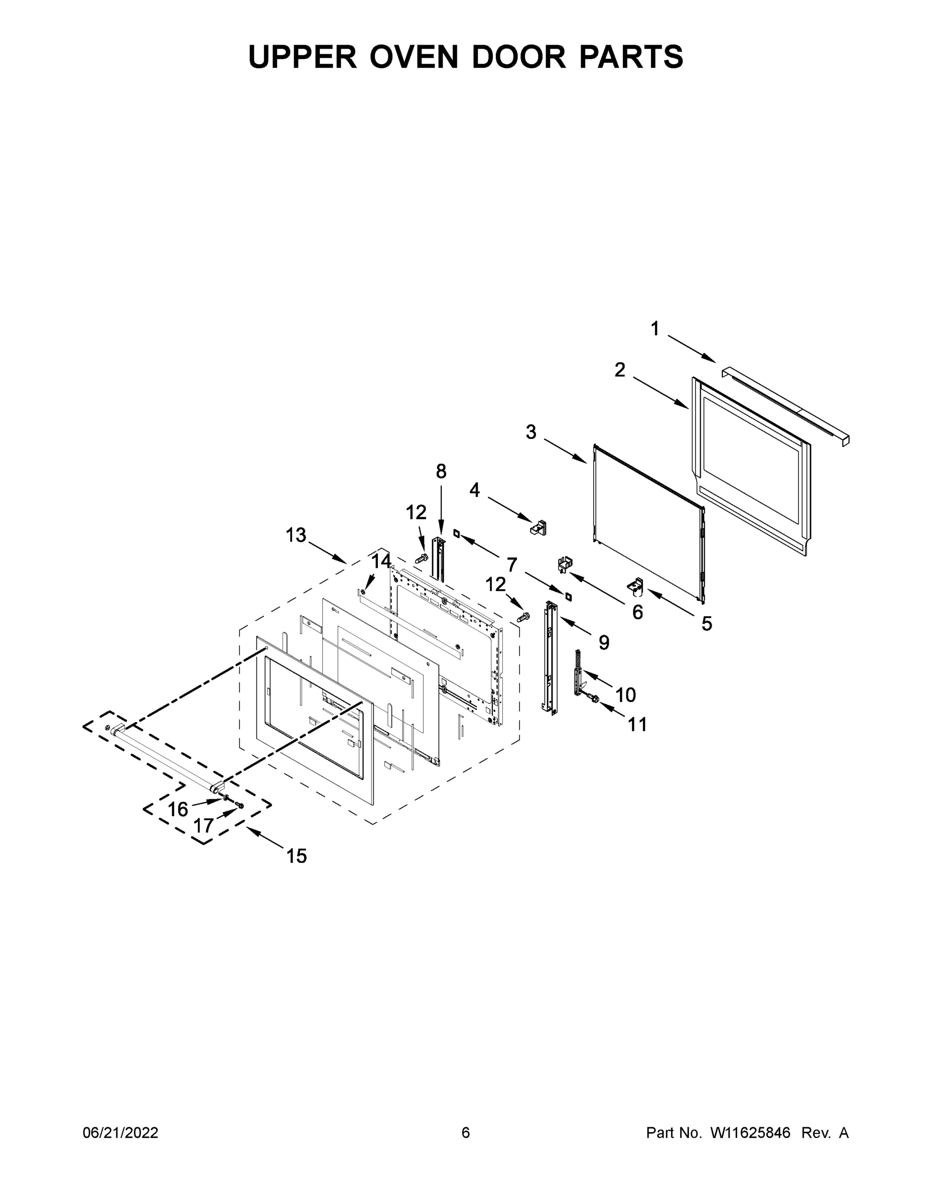 04 - UPPER OVEN DOOR PARTS