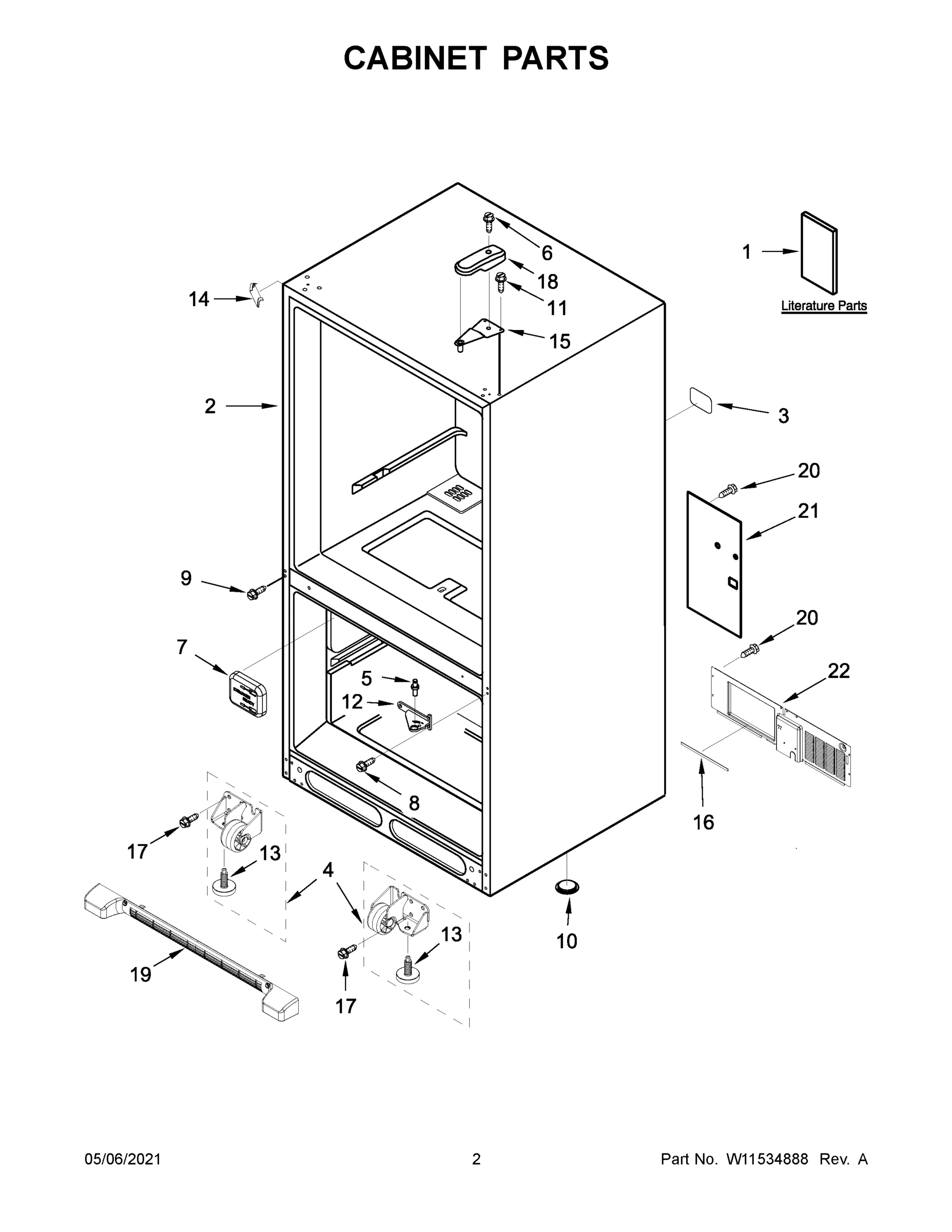 02 - CABINET PARTS