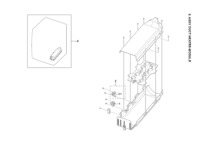 Heater-Module Duct Assembly