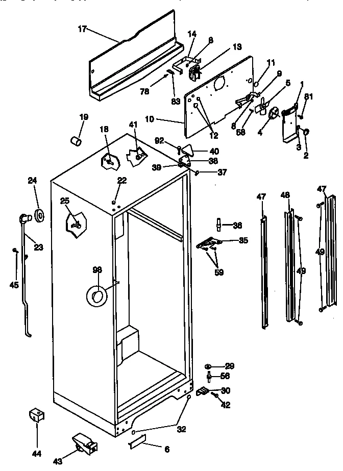 CABINET PARTS