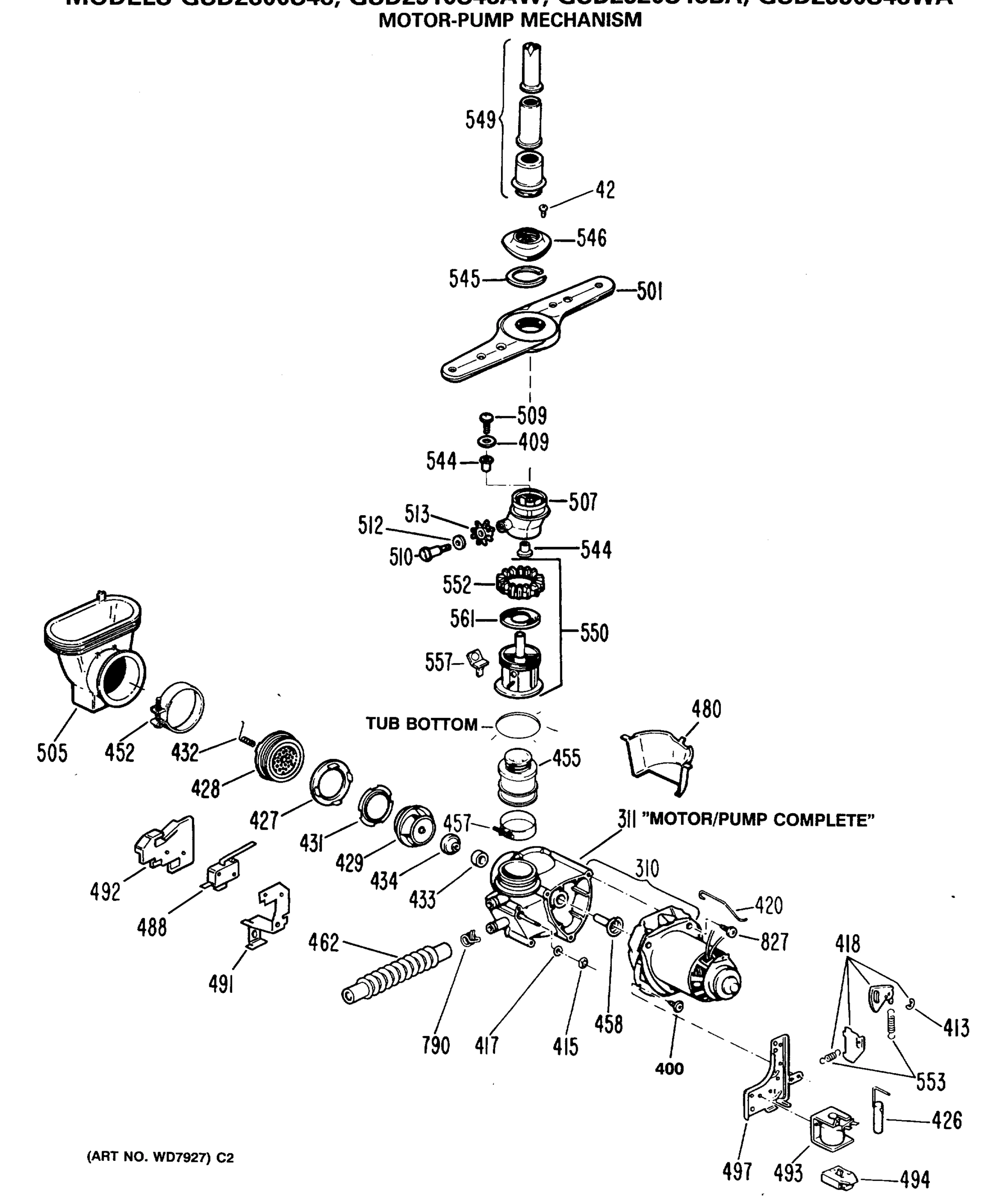 MOTOR-PUMP MECHANISM