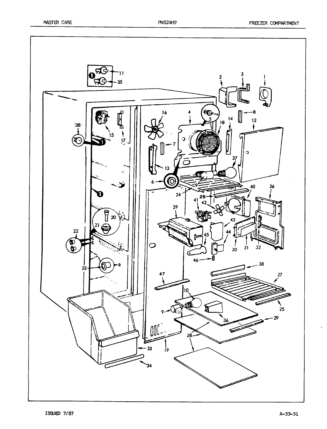 01 - FREEZER COMPARTMENT