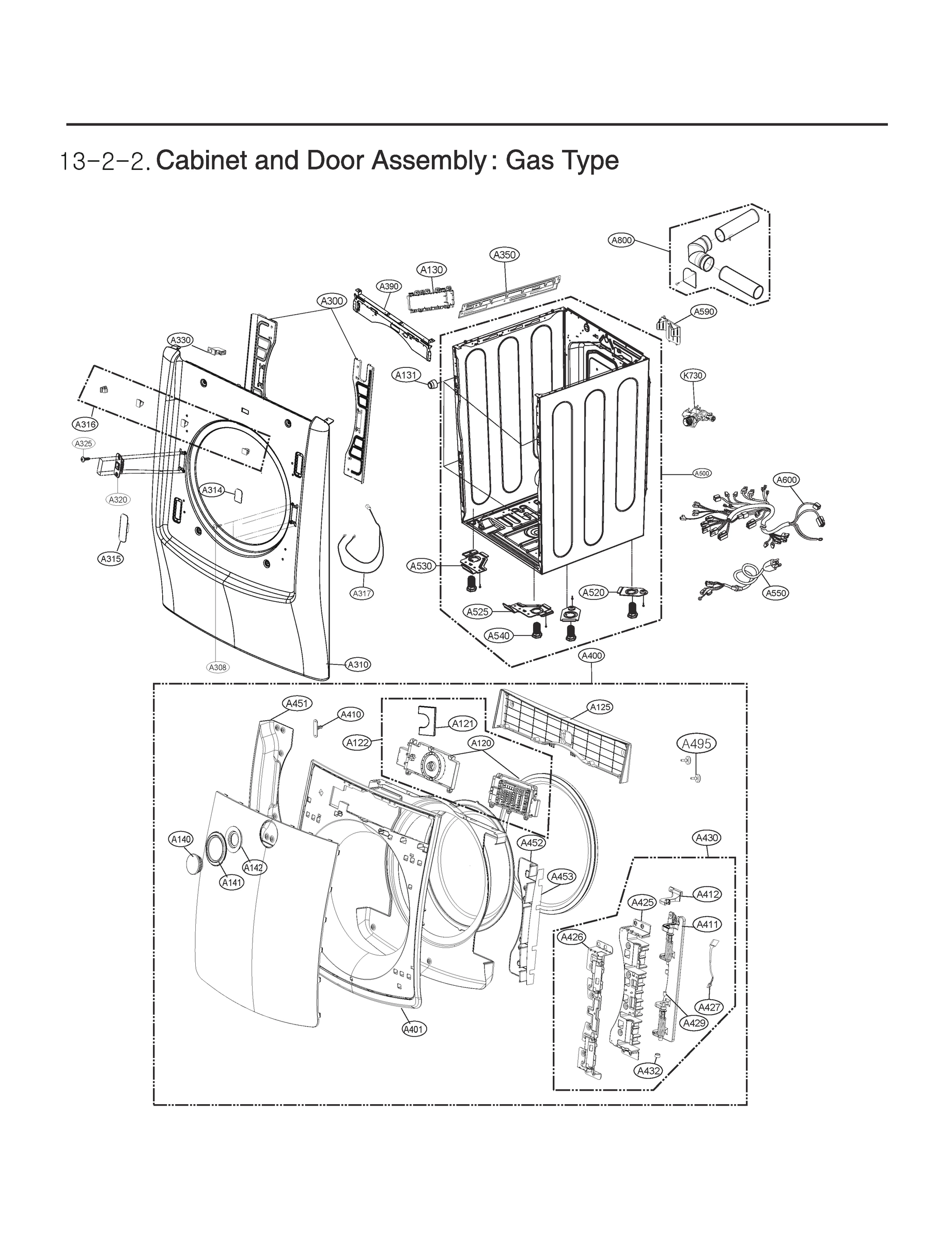 CABINET AND DOOR ASSEMBLY