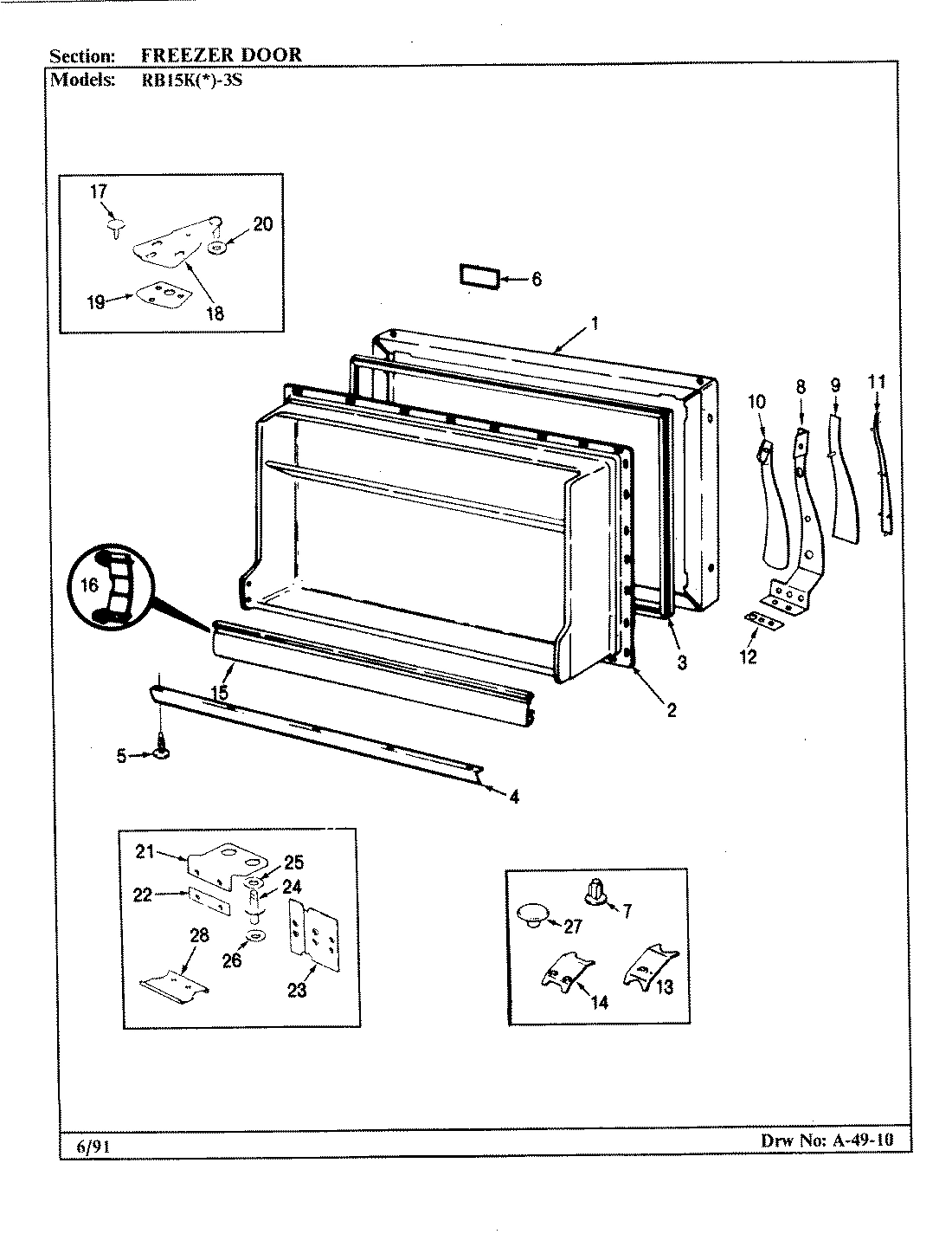 02 - FREEZER DOOR