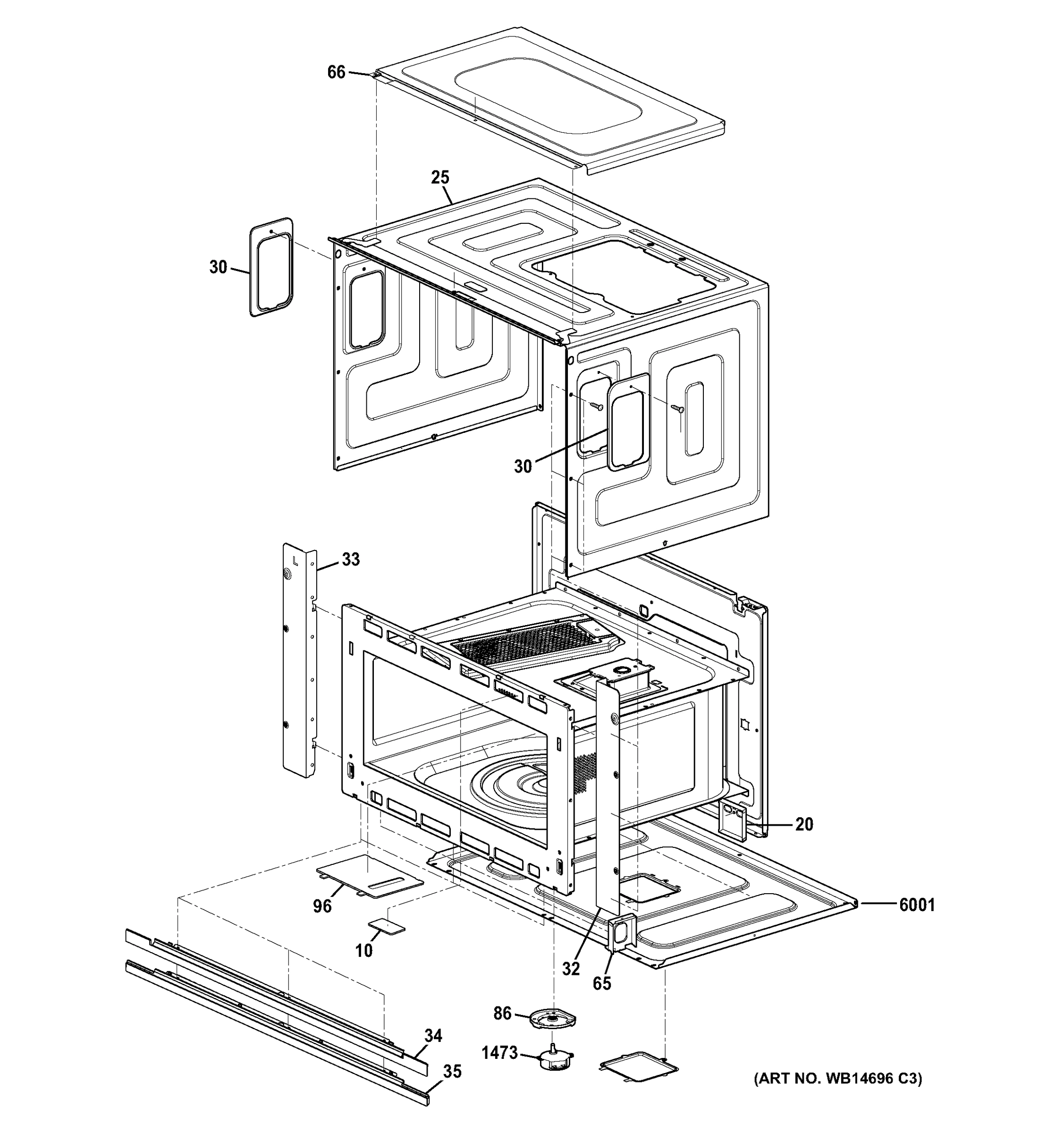 OVEN CAVITY PARTS