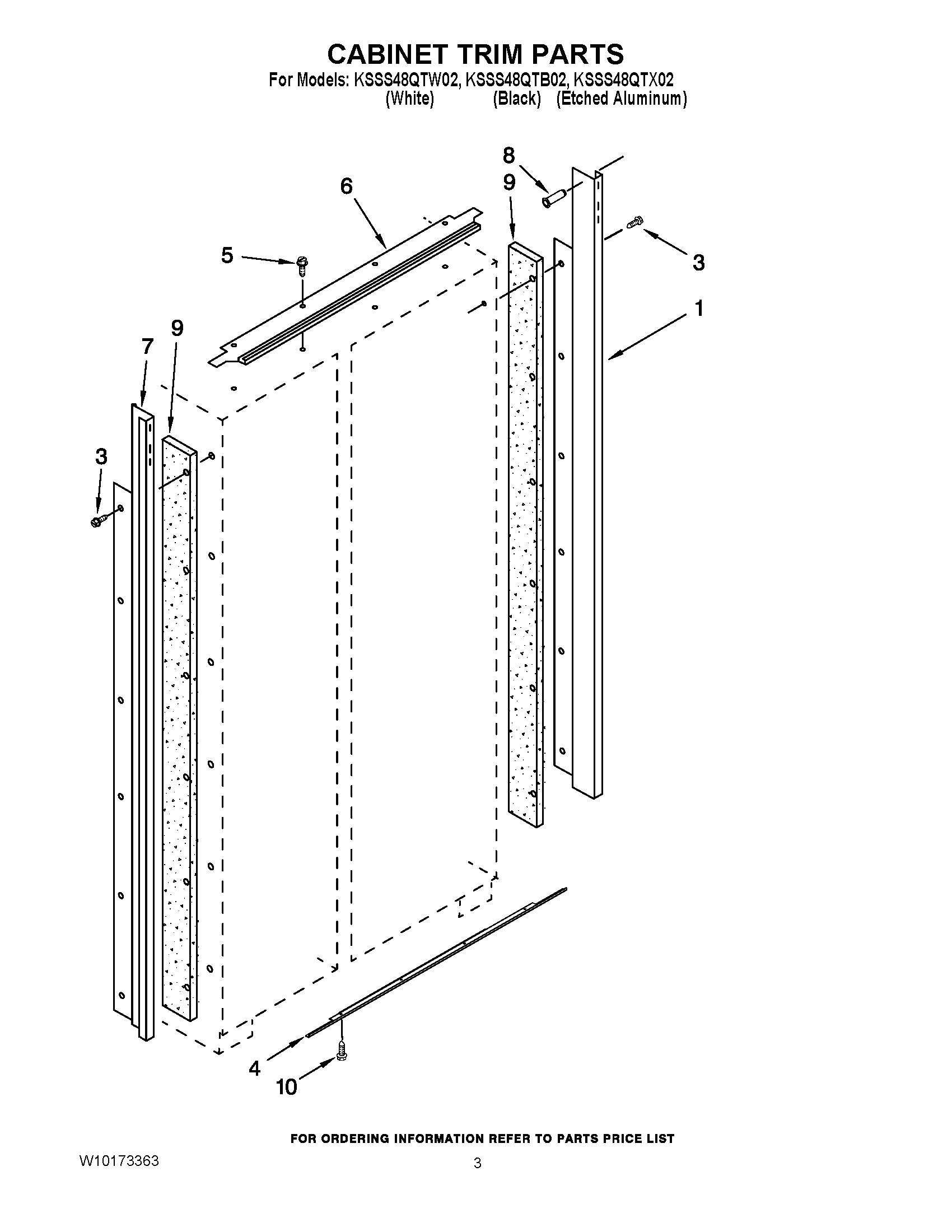 02 - CABINET TRIM PARTS