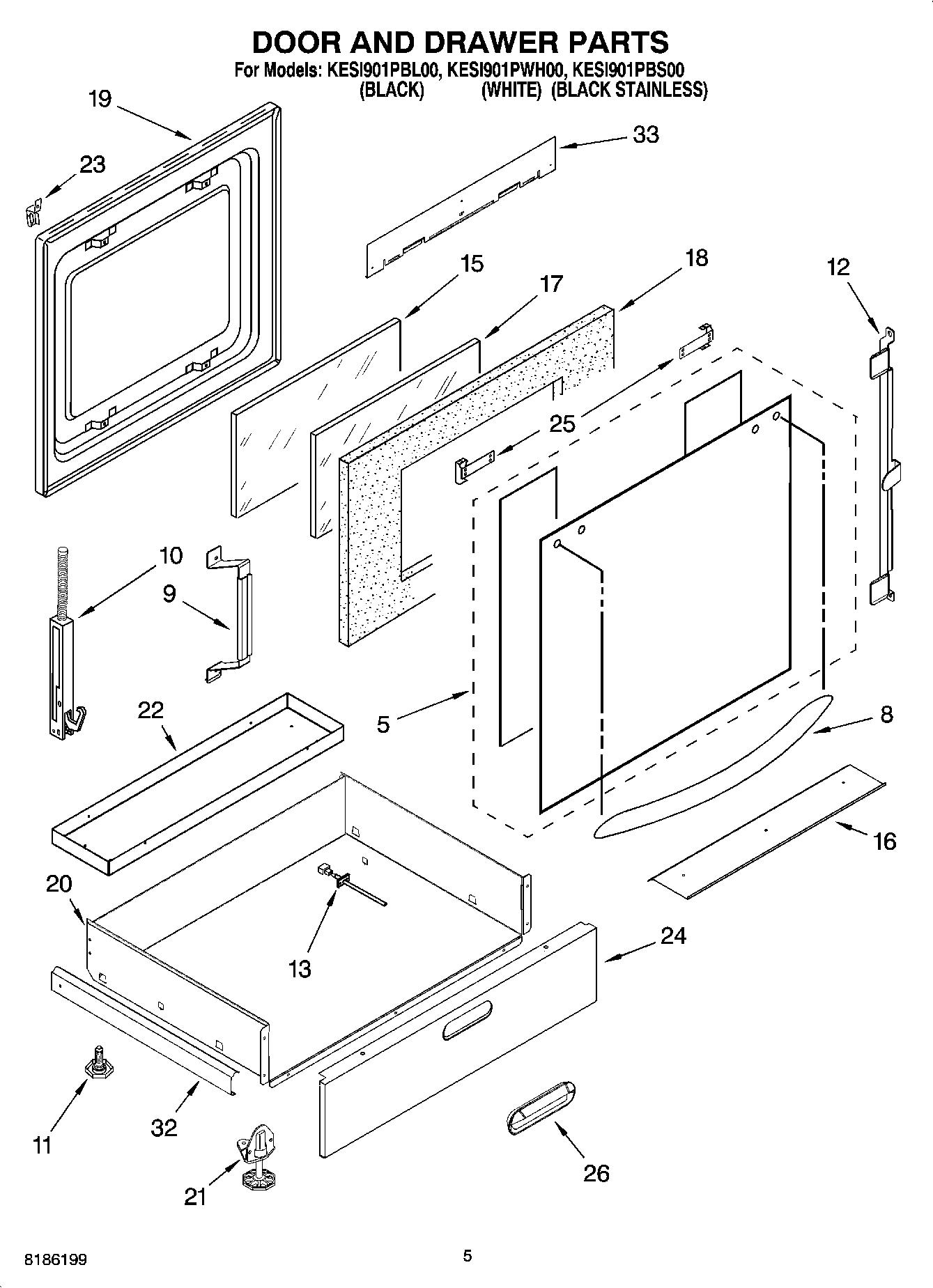 04 - DOOR AND DRAWER PARTS