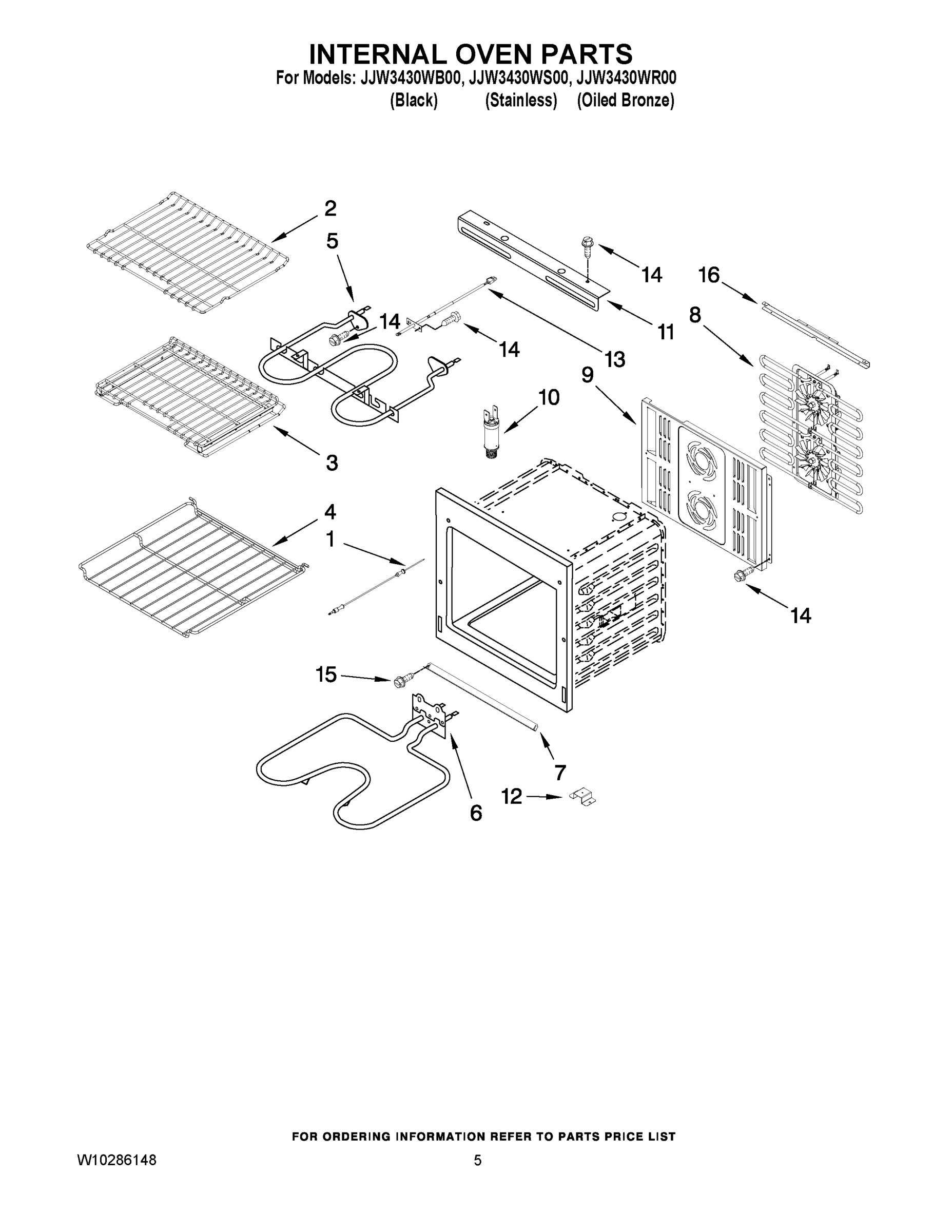 03 - INTERNAL OVEN PARTS