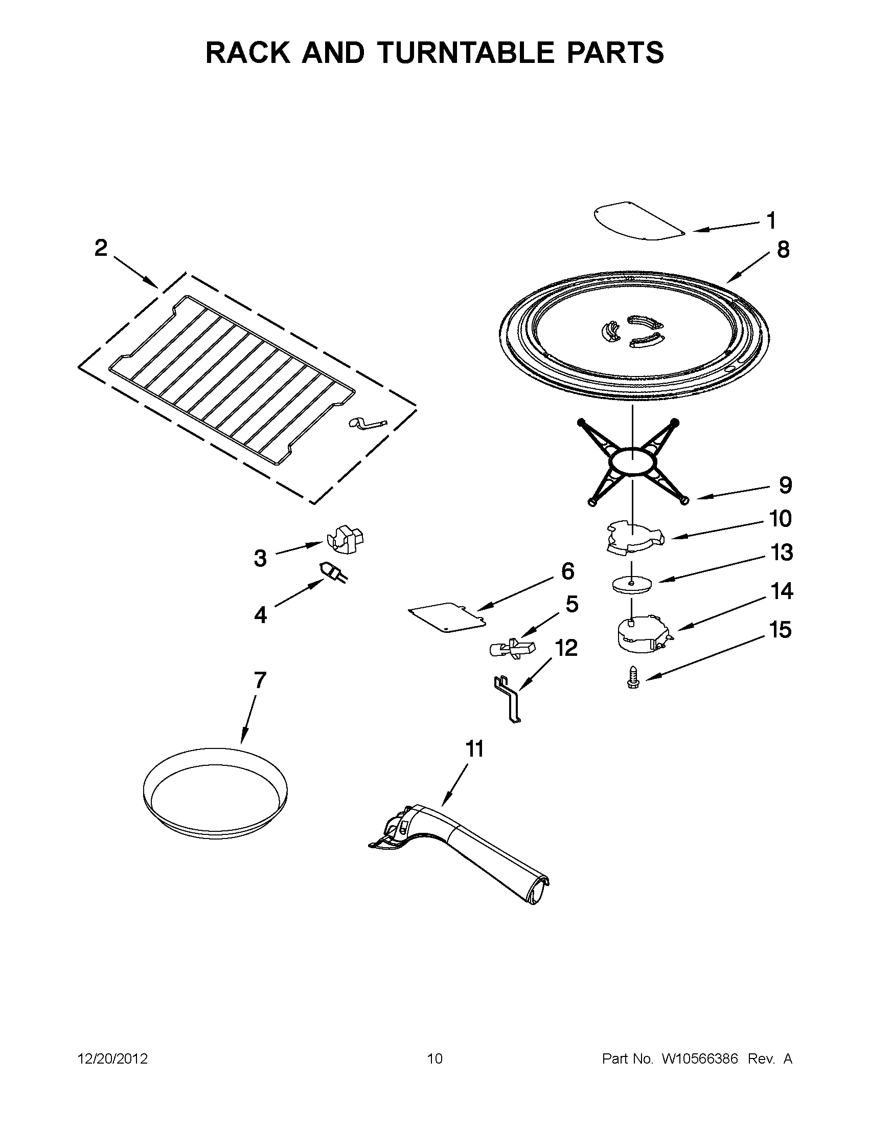 05 - RACK AND TURNTABLE PARTS