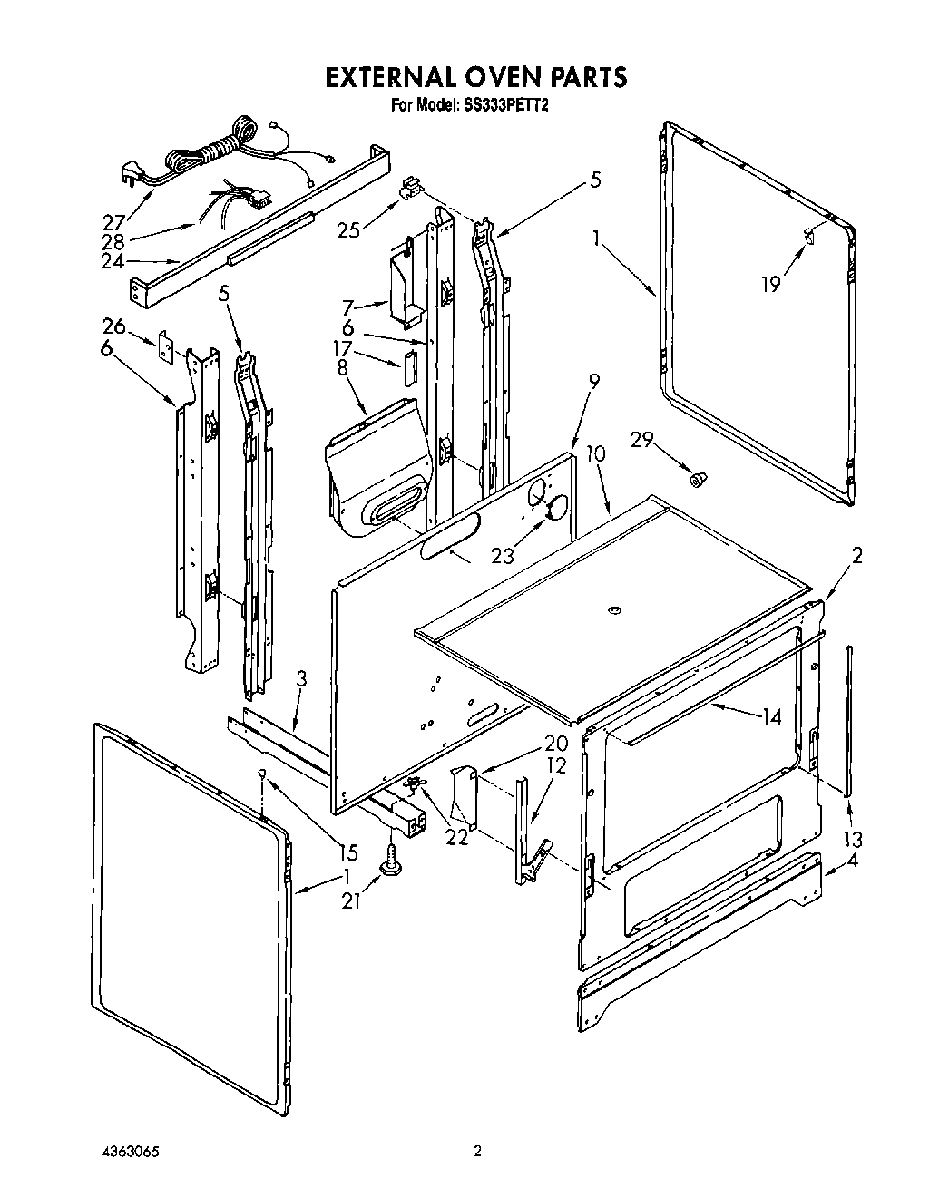 02 - EXTERNAL OVEN, LIT/OPTIONAL