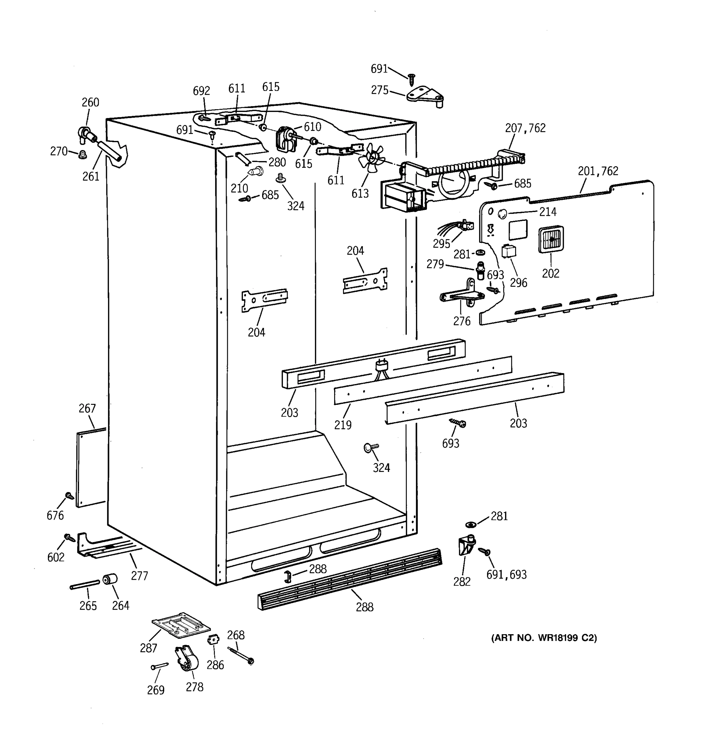 CABINET PARTS