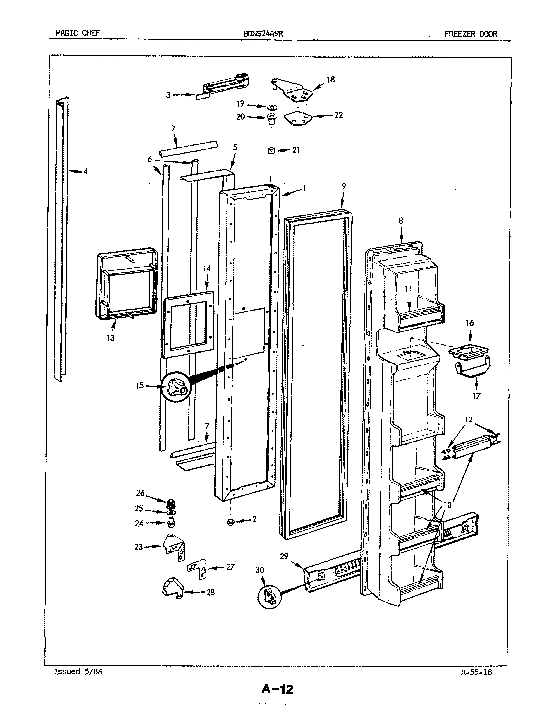 02 - FREEZER DOOR
