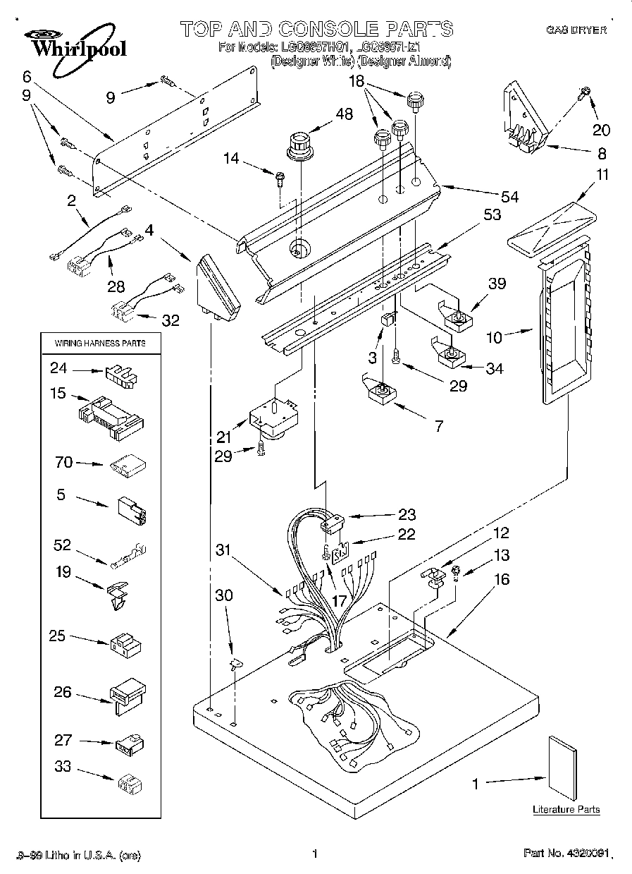 01 - TOP AND CONSOLE, LIT/OPTIONAL