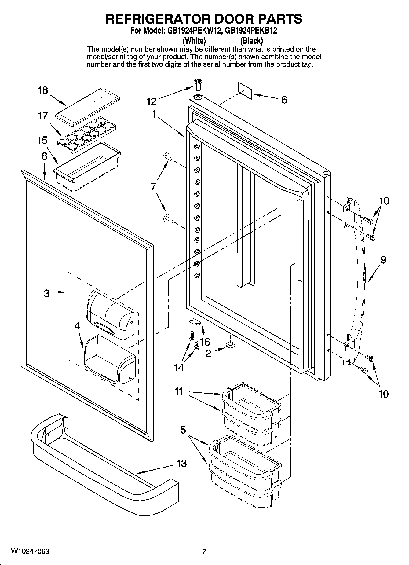 04 - REFRIGERATOR DOOR PARTS