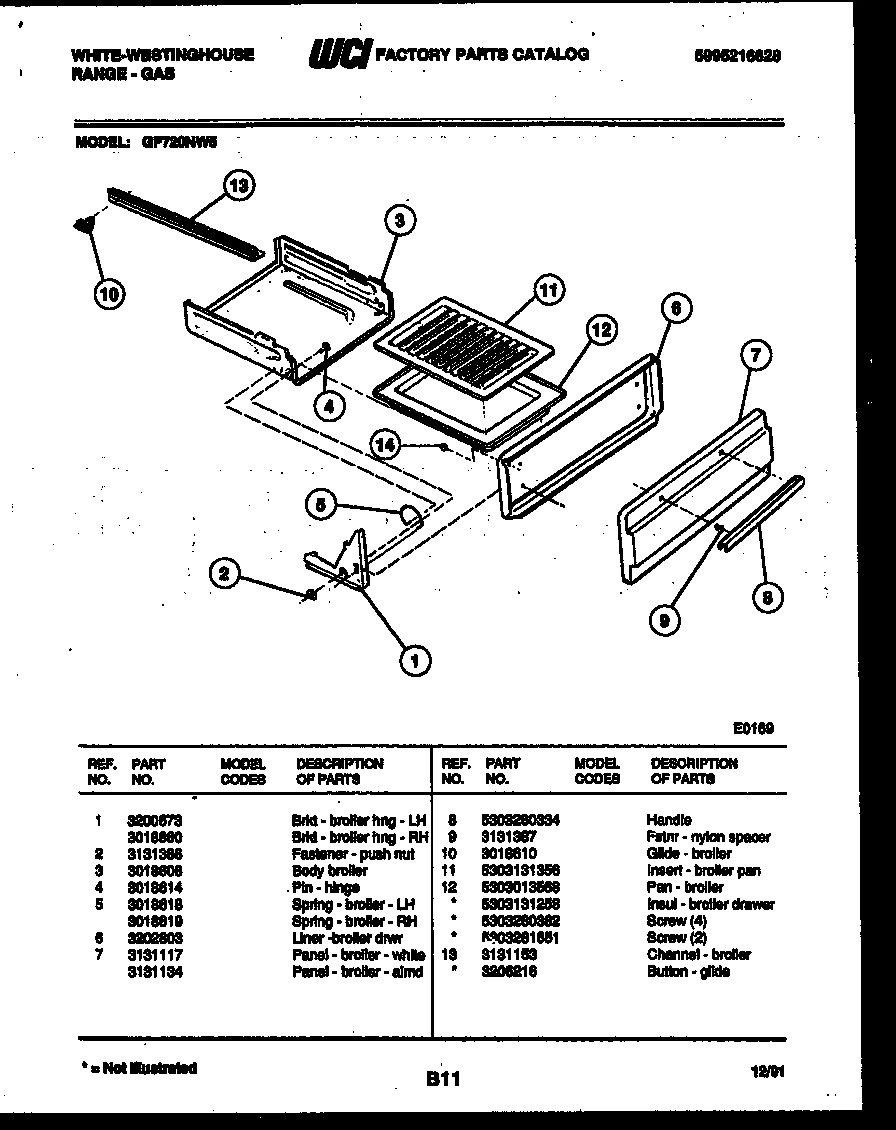 05 - BROILER DRAWER PARTS