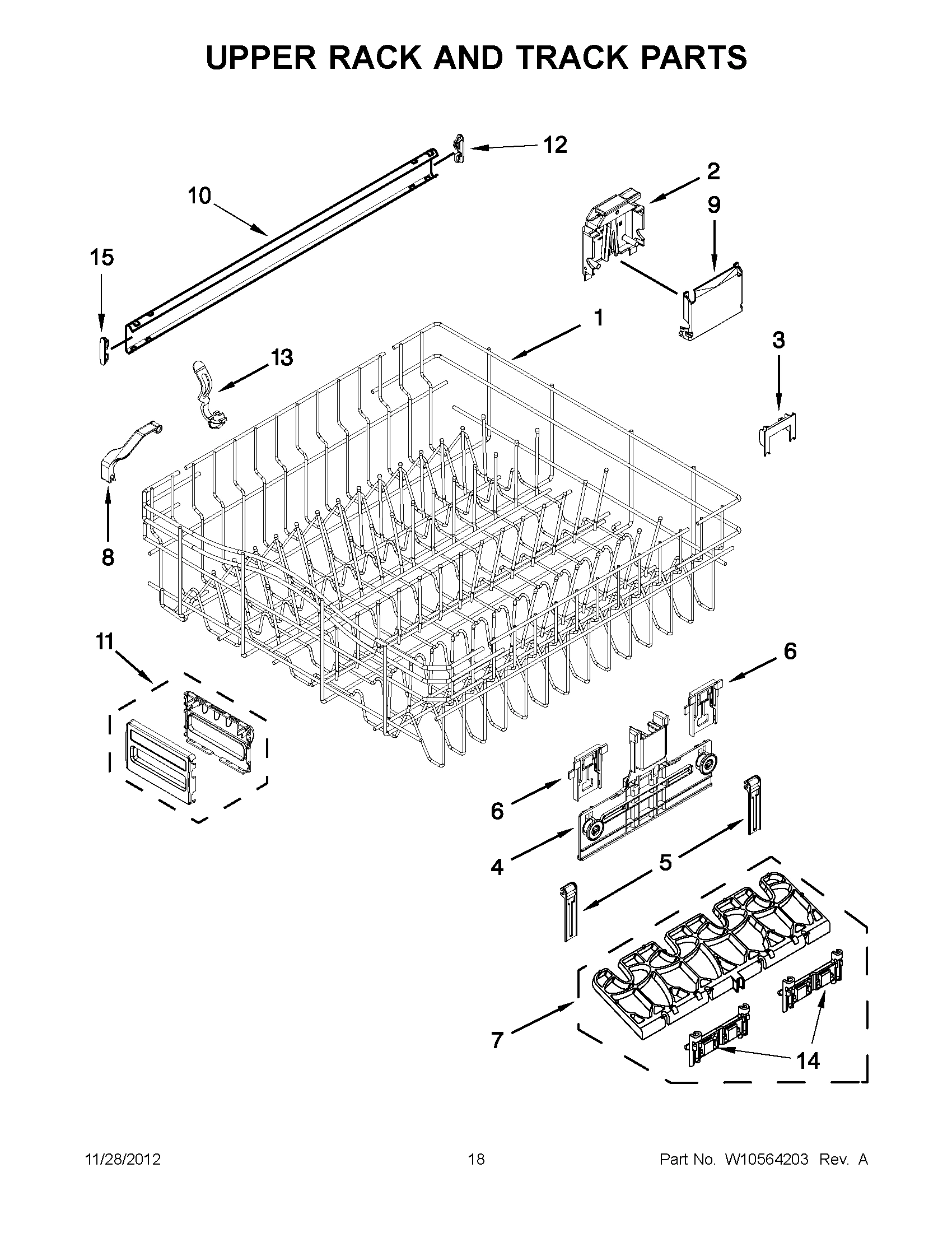 09 - UPPER RACK AND TRACK PARTS