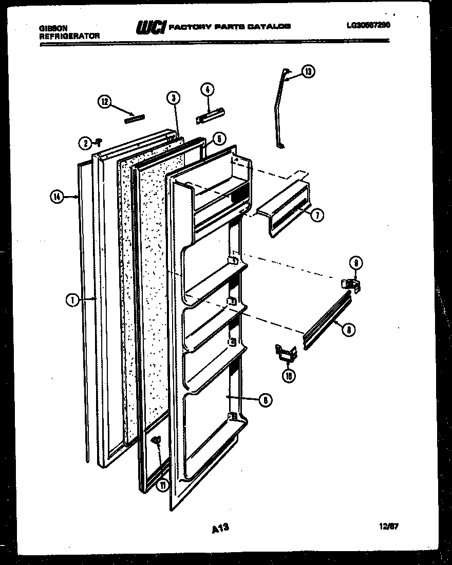 03 - REFRIGERATOR DOOR PARTS