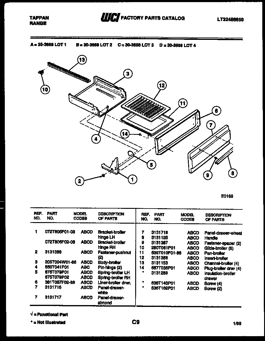 05 - BROILER DRAWER PARTS