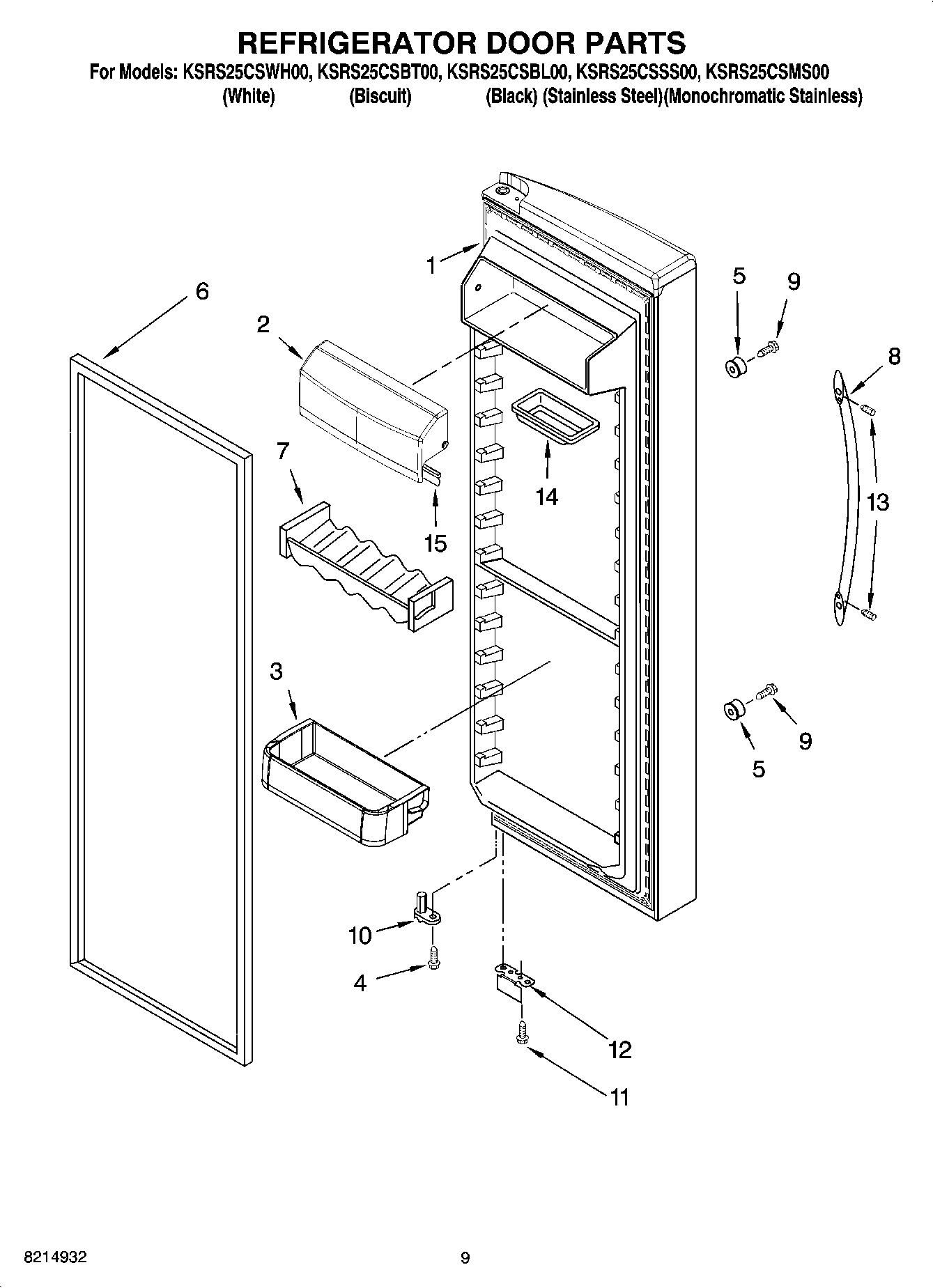 06 - REFRIGERATOR DOOR PARTS