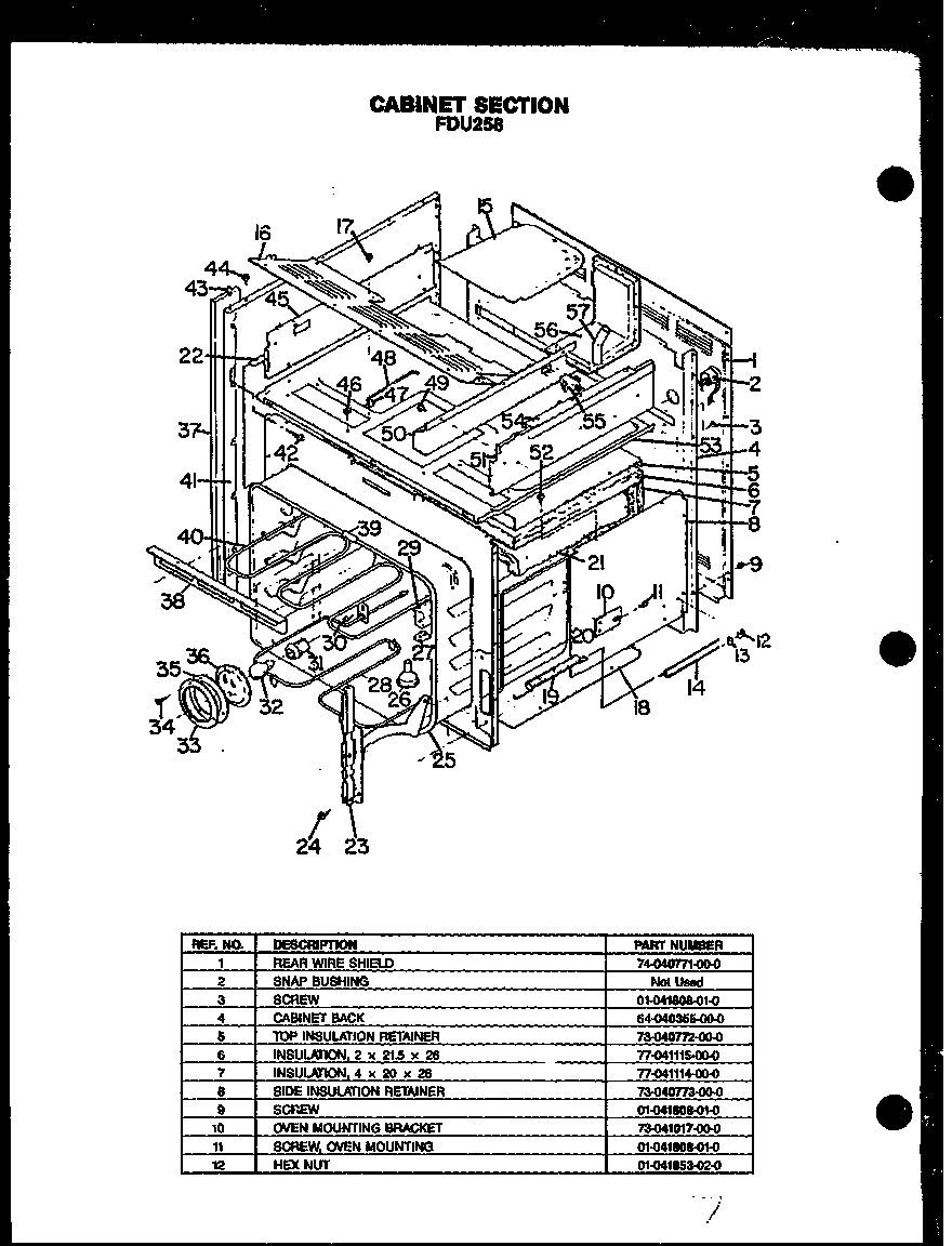 02 - CABINET SECTION