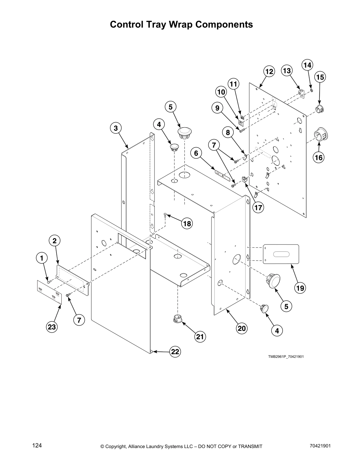 Control Tray Wrap Components