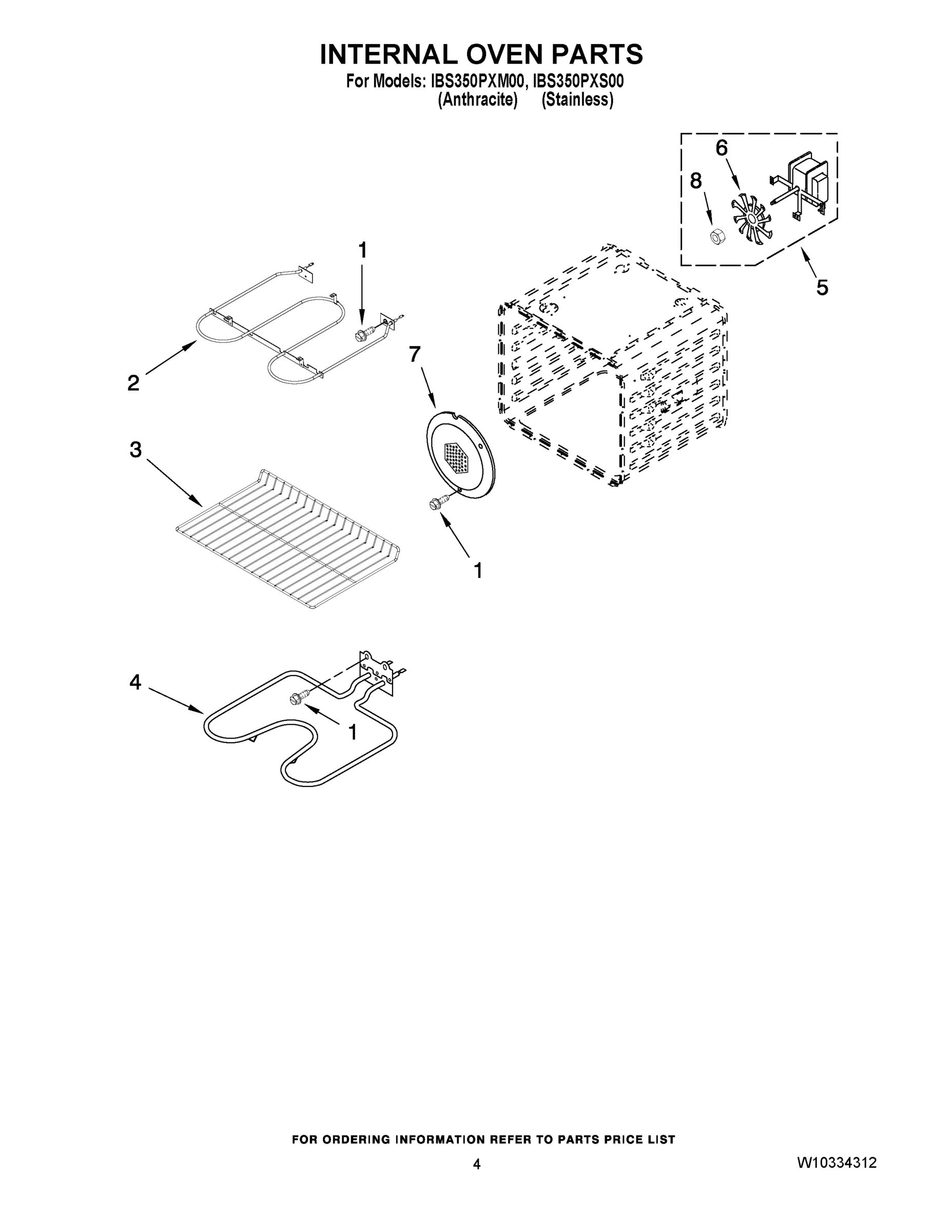 03 - INTERNAL OVEN PARTS