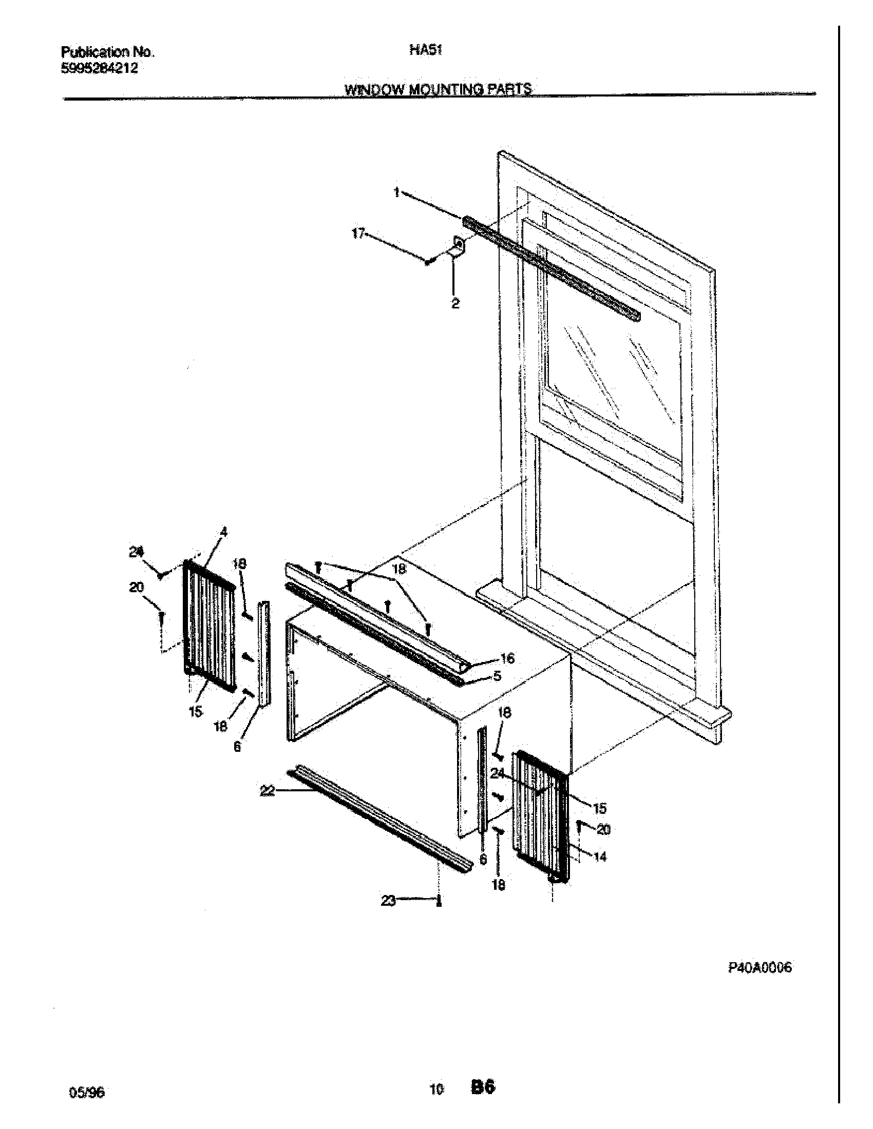 11 - WINDOW MOUNTING PARTS