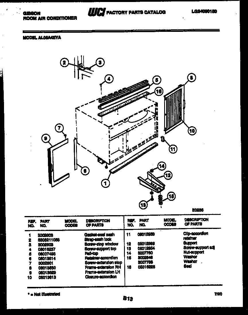 06 - CABINET AND INSTALLATION PARTS