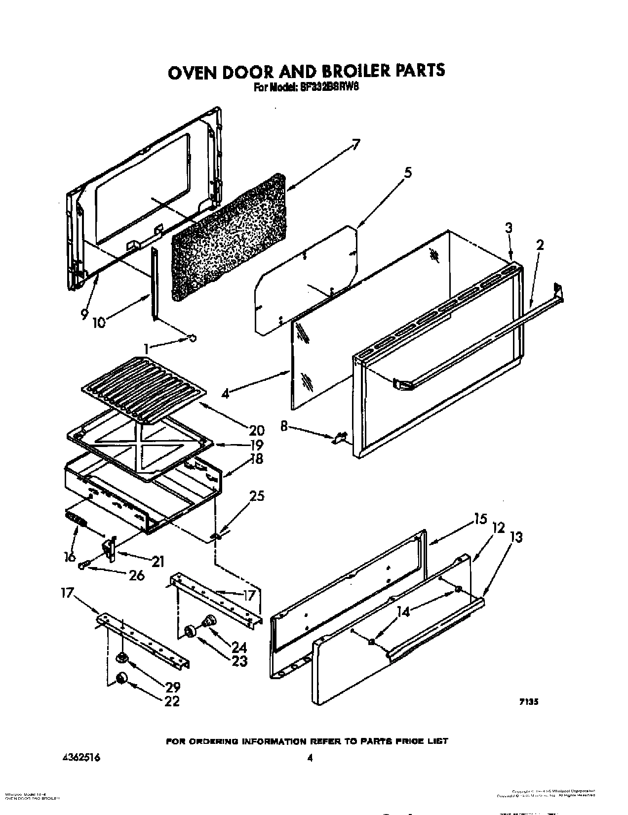 04 - OVEN DOOR AND BROILER