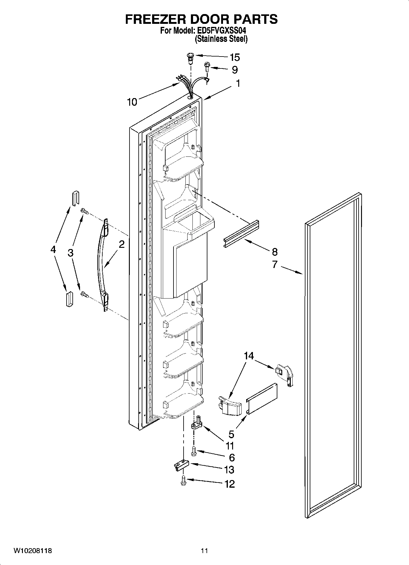 07 - FREEZER DOOR PARTS