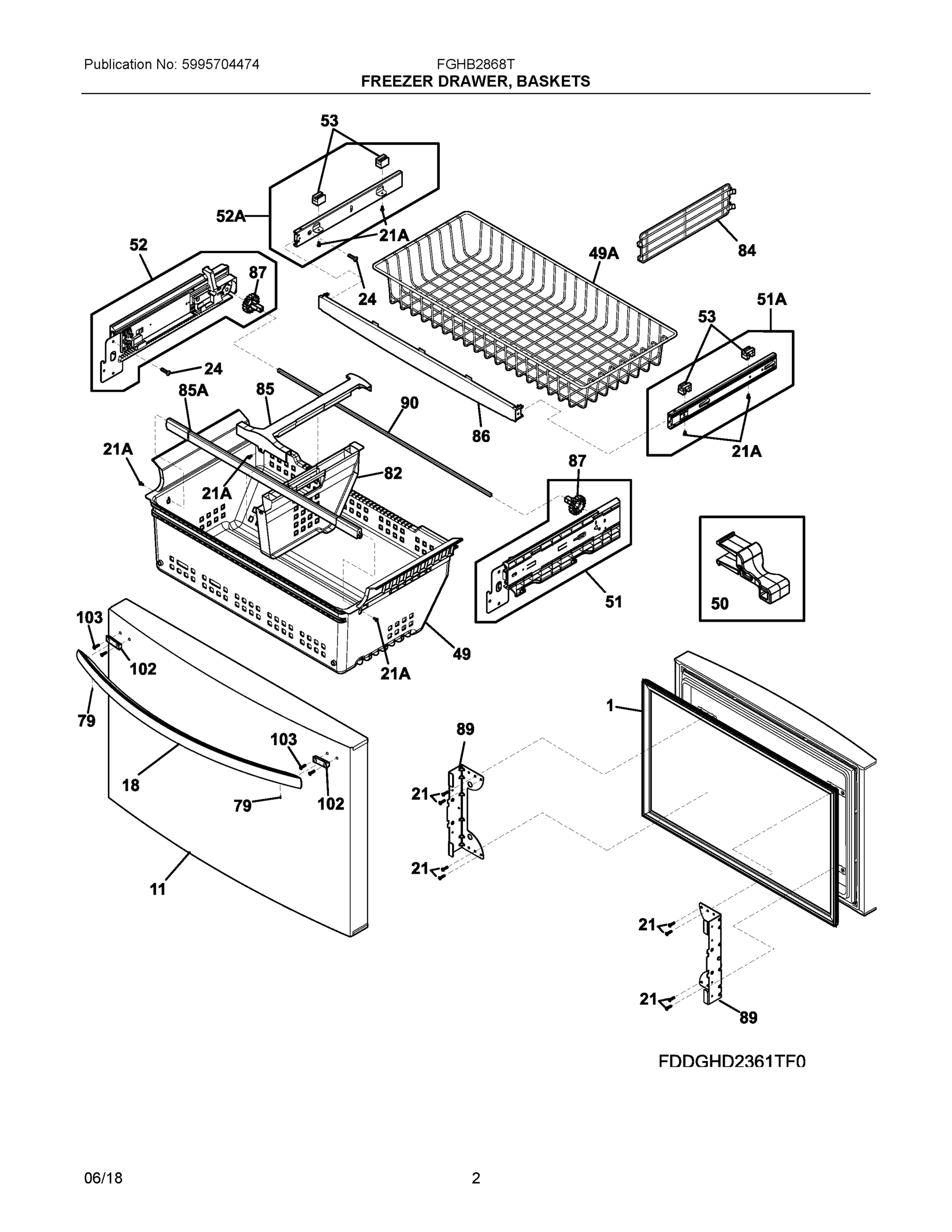 02 - FREEZER DRAWER, BASKETS